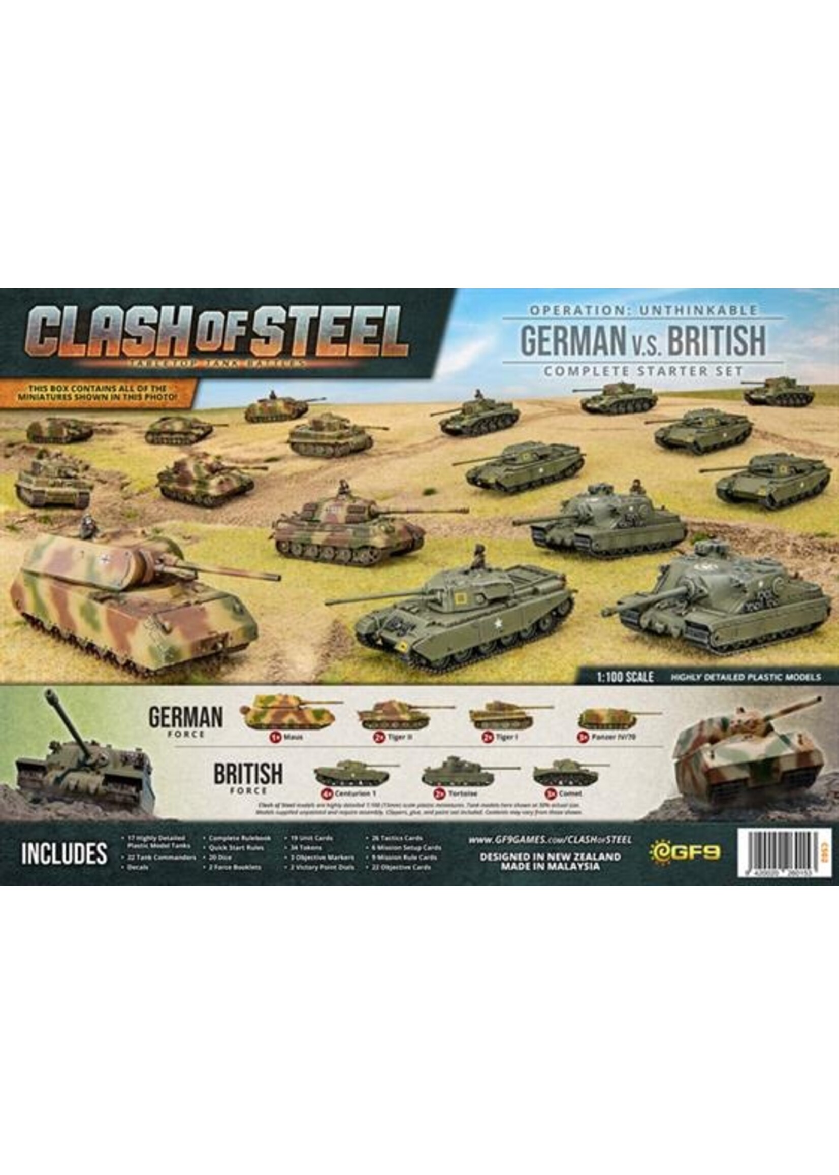 Clash Of Steel Starter Set - Operation: Unthinkable German VS British