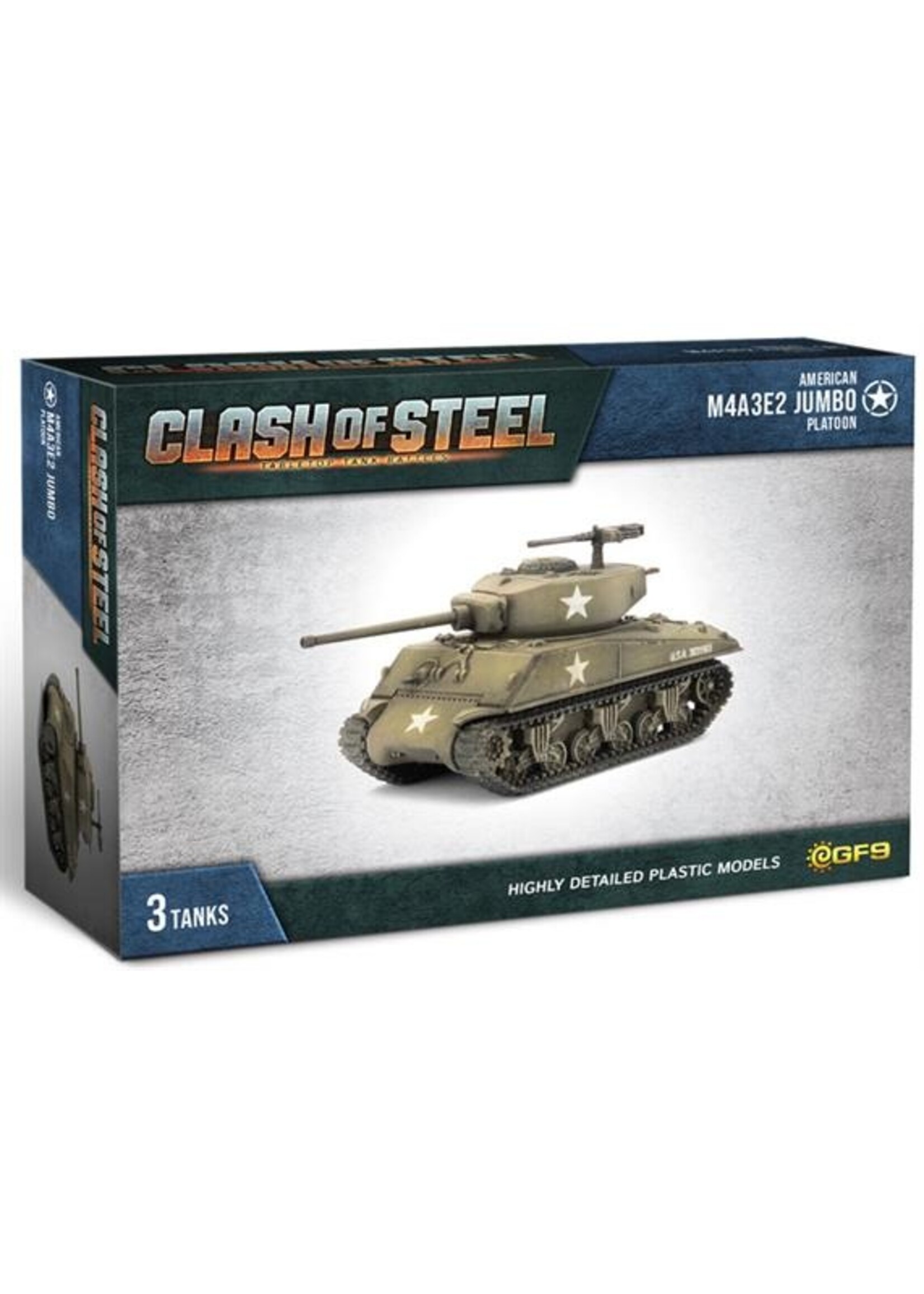 Clash Of Steel American M4A3E2 Jumbo Platoon