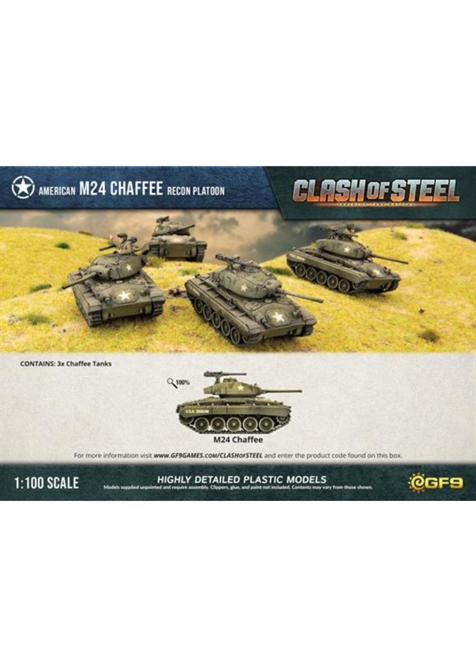 Clash Of Steel American M24 Chaffee Recon Platoon