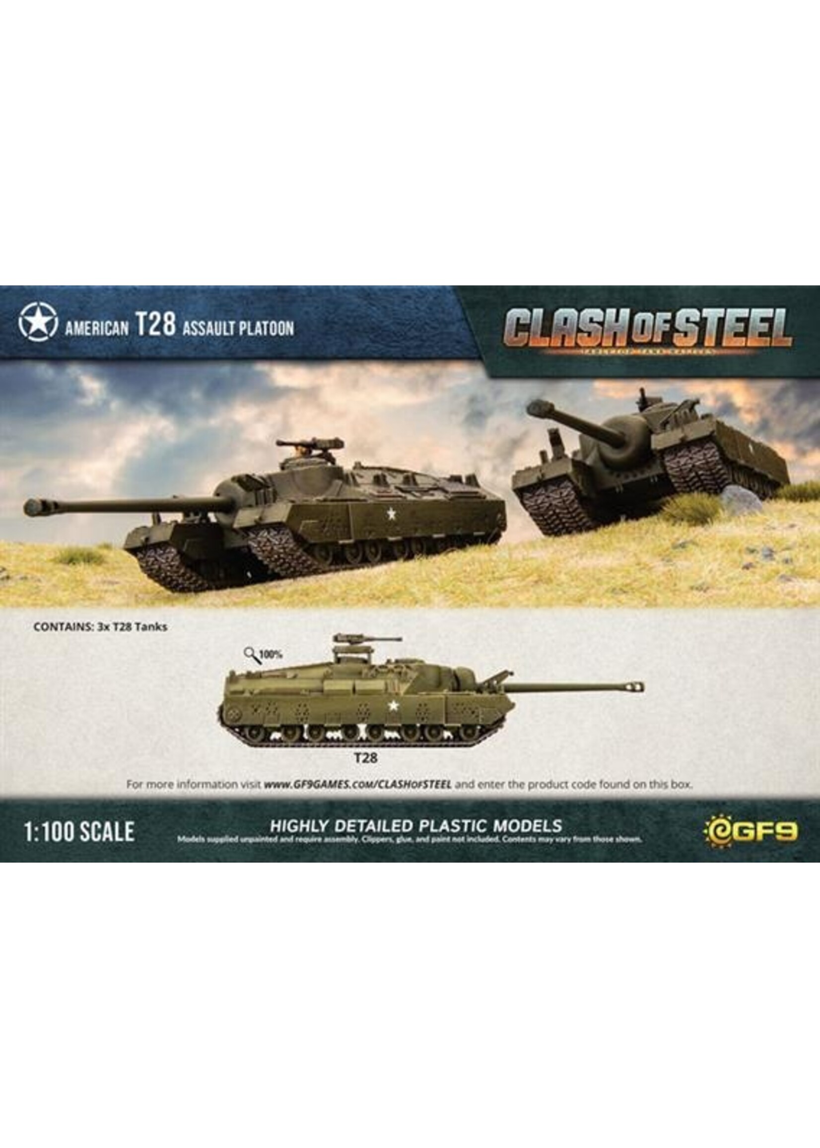 Clash Of Steel American T28 Assault Platoon