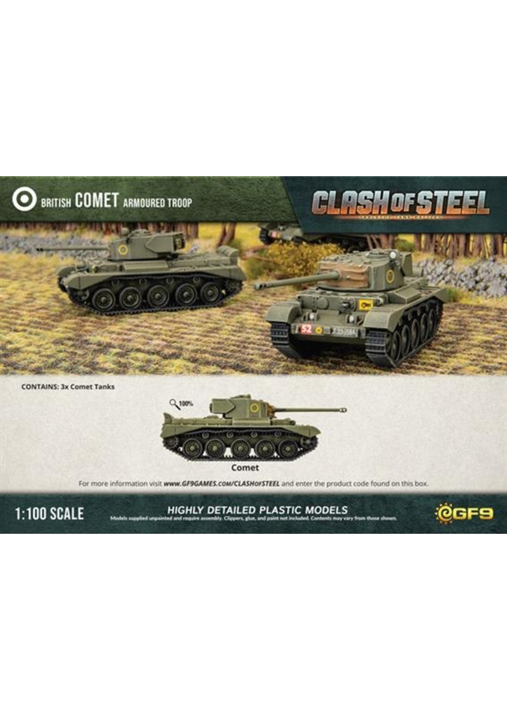 Clash Of Steel British Comet Armoured Troop