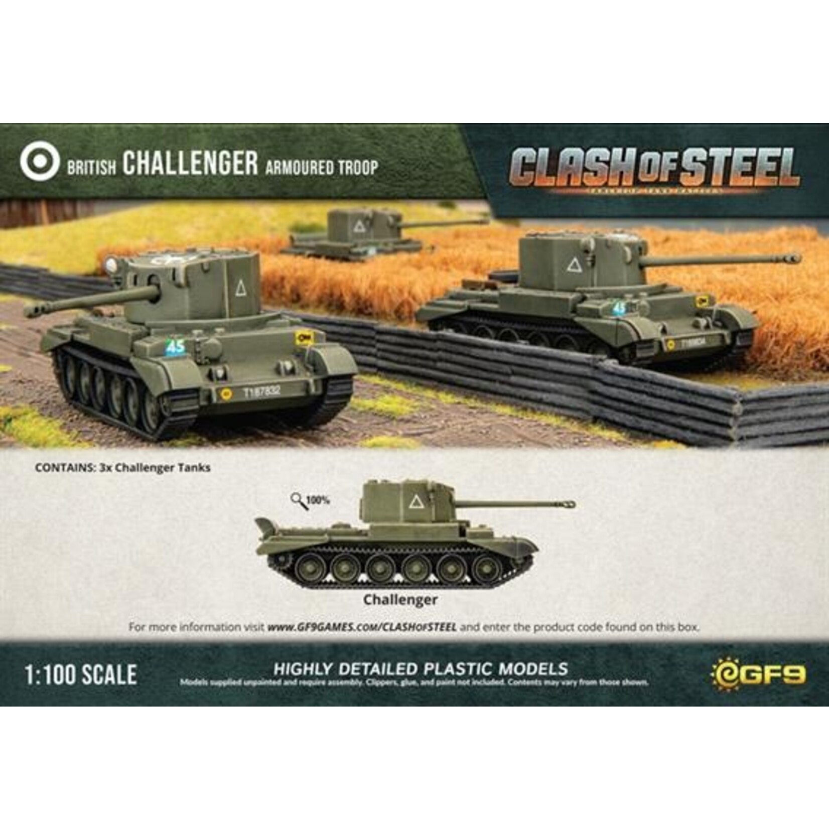 Clash Of Steel British Challenger Armoured Troop