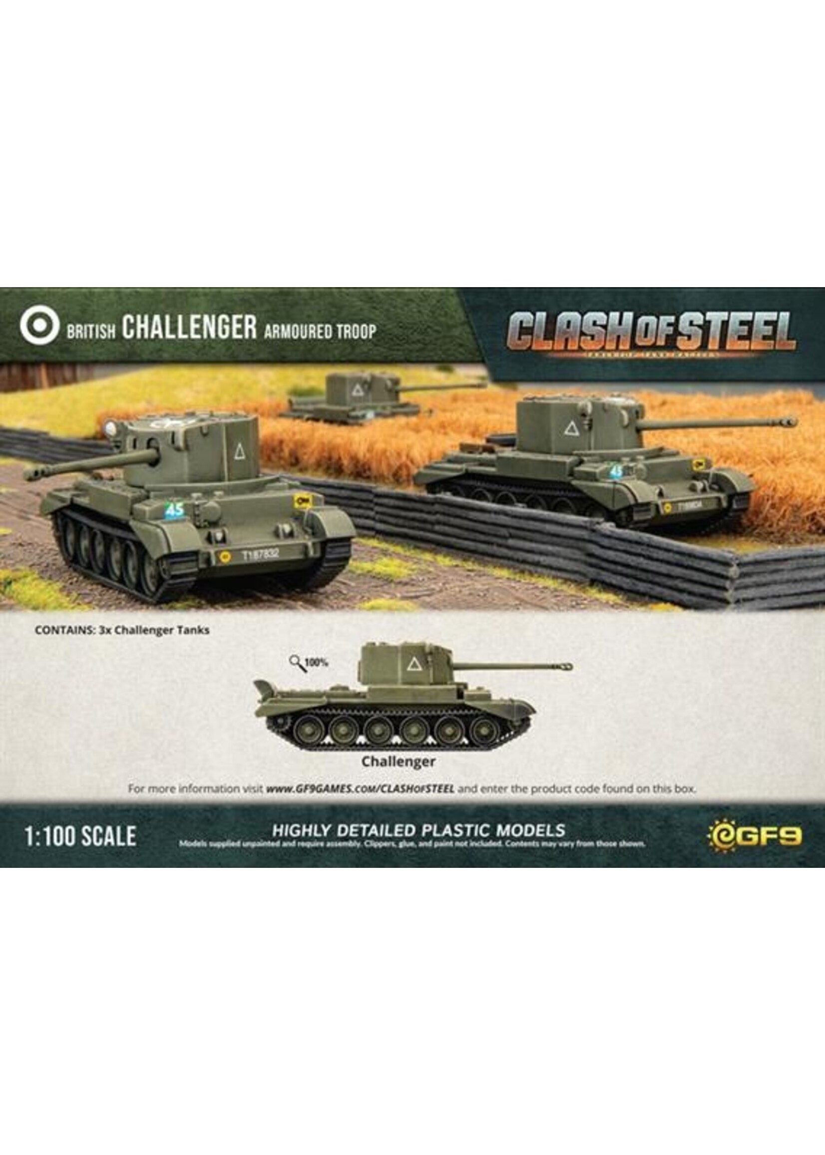 Clash Of Steel British Challenger Armoured Troop