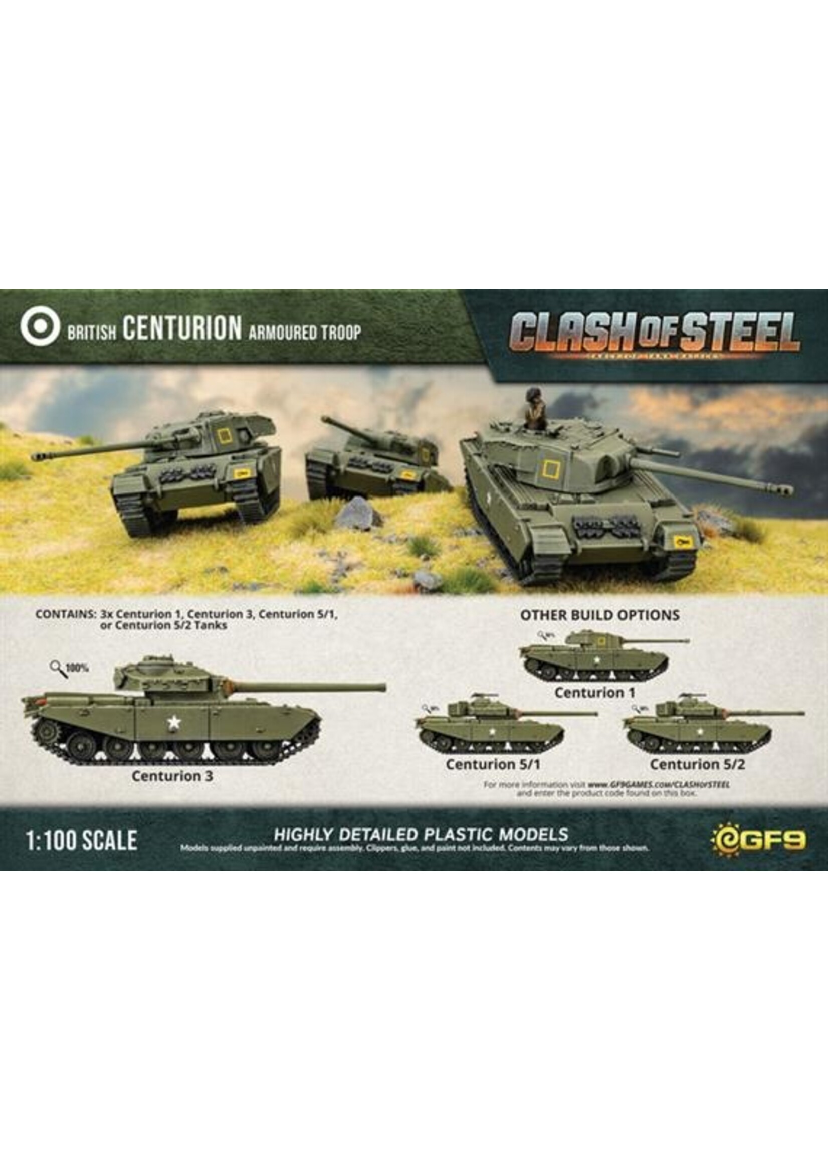 Clash Of Steel British Centurion Armoured Troop