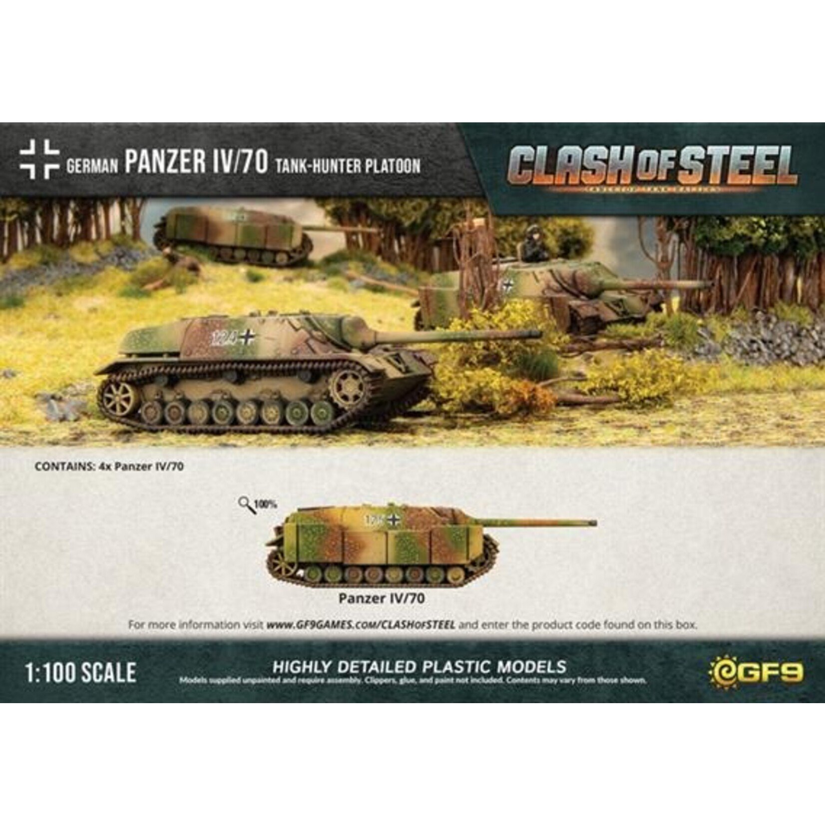 Clash Of Steel German Panzer IV/70 Tank-Hunter Platoon