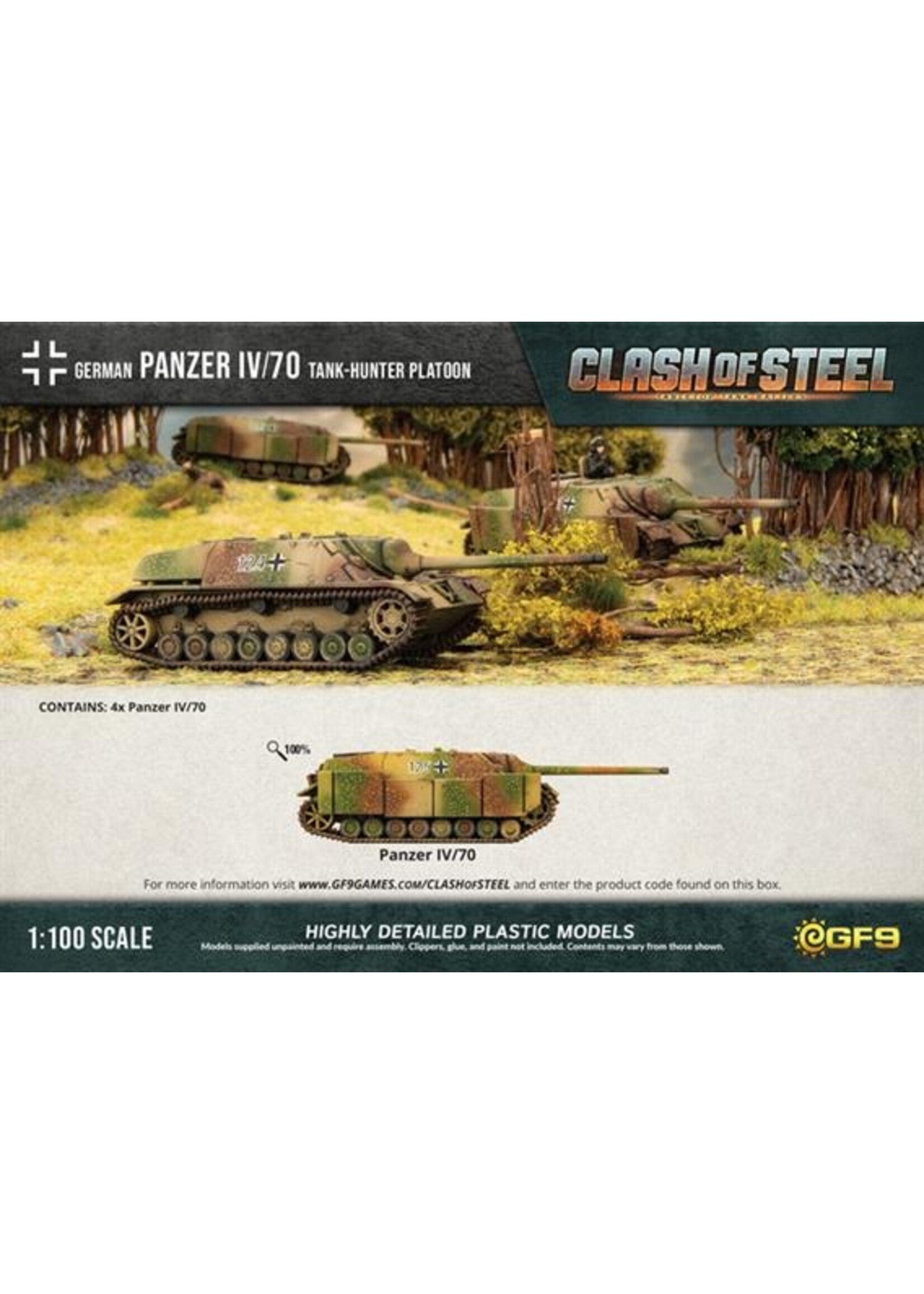 Clash Of Steel German Panzer IV/70 Tank-Hunter Platoon