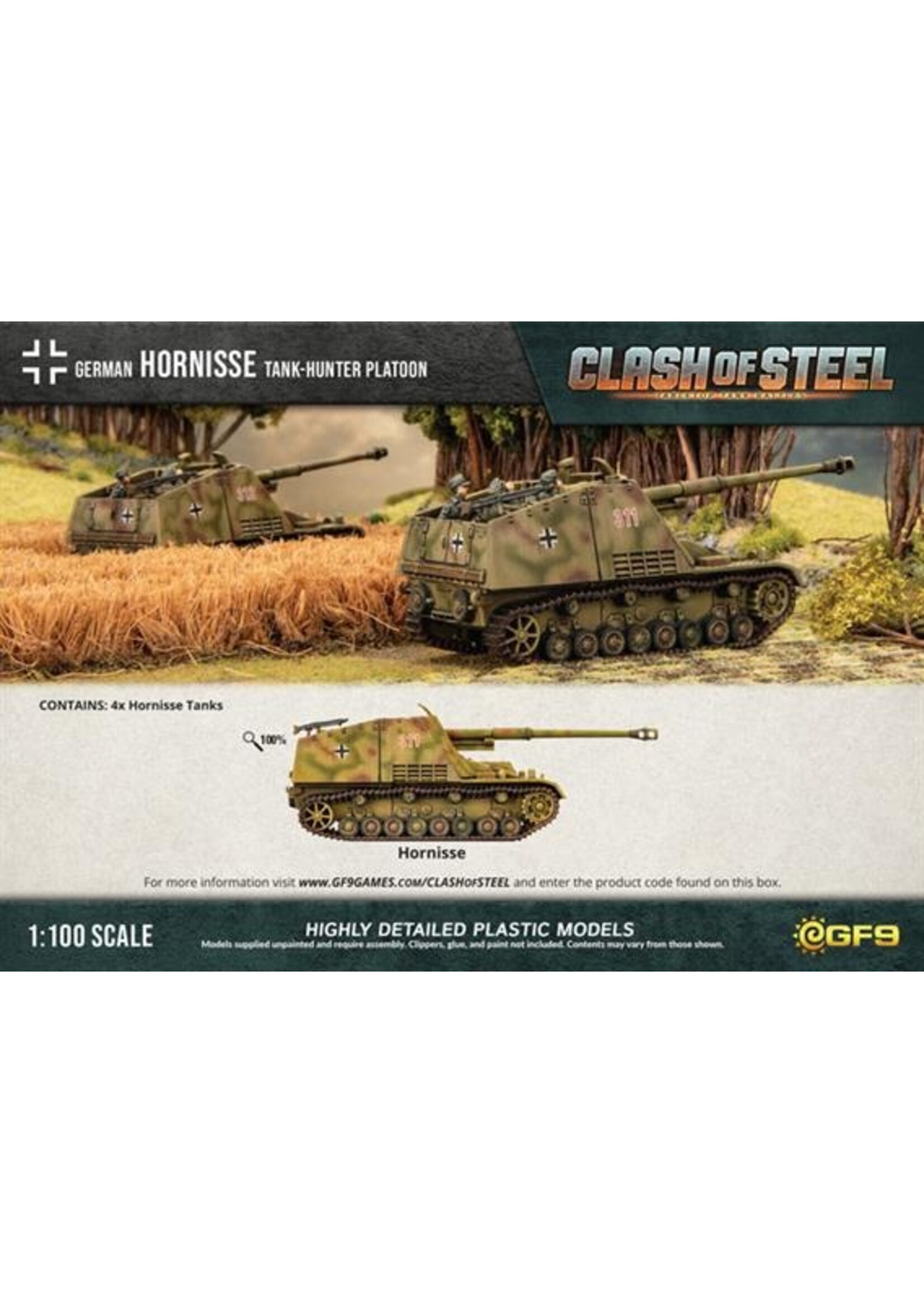 Clash Of Steel German Hornisse Tank-Hunter Platoon