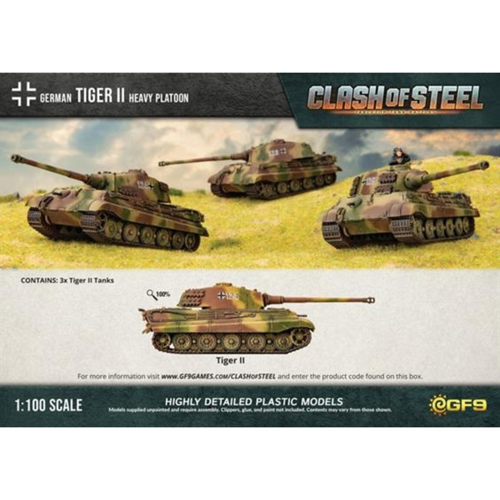 Clash Of Steel German Tiger 2 Heavy Platoon