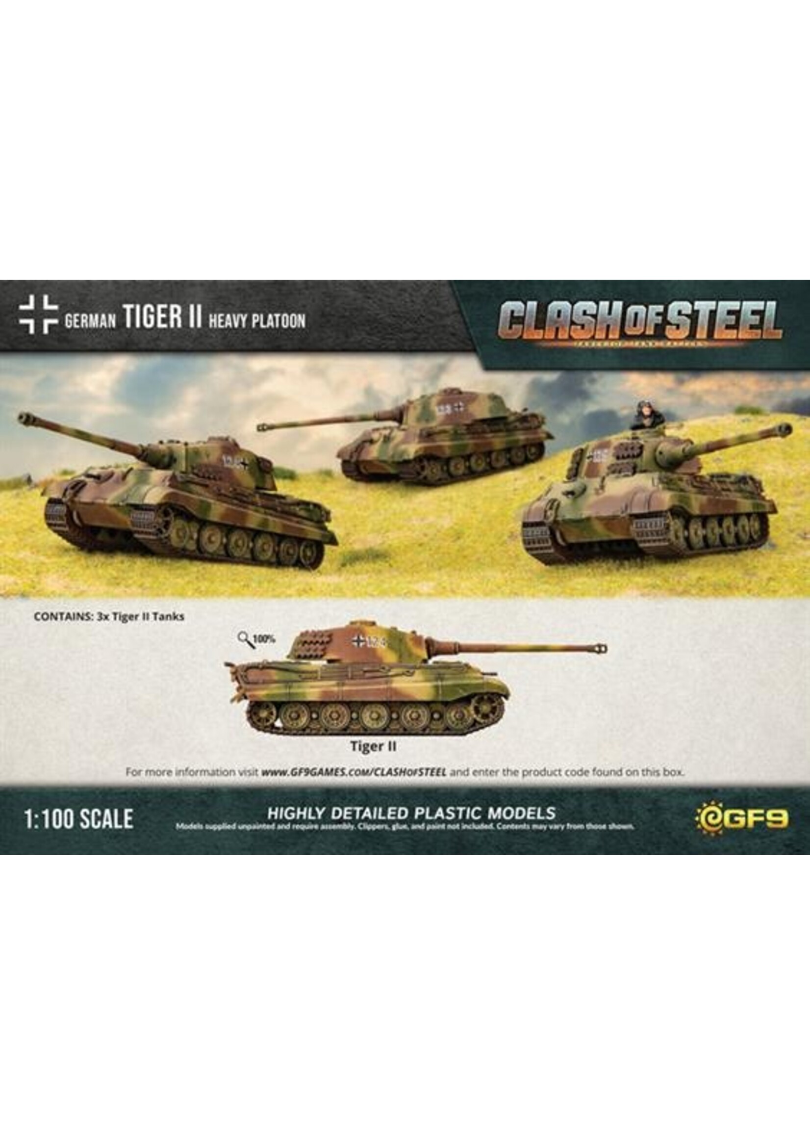 Clash Of Steel German Tiger 2 Heavy Platoon