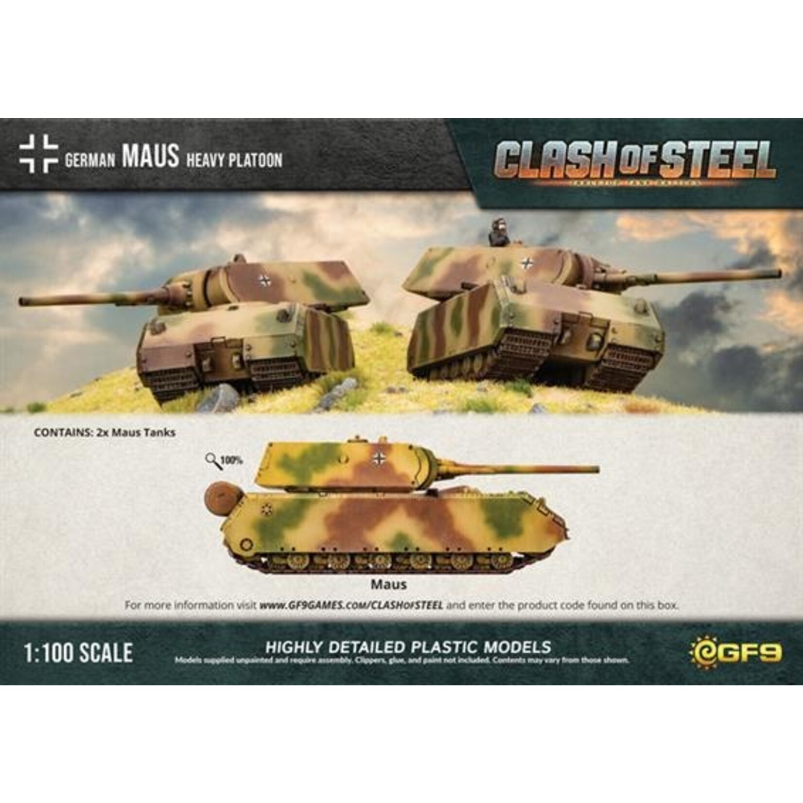 Clash Of Steel German Maus Heavy Platoon