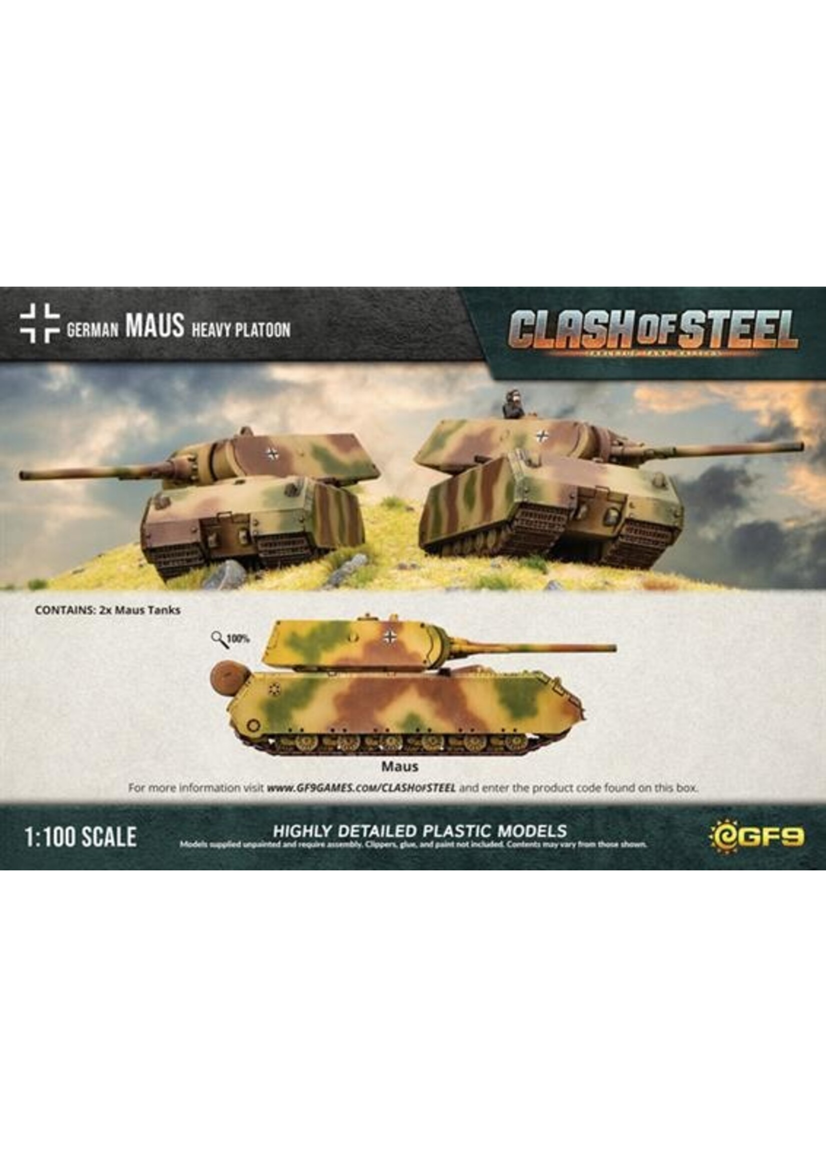 Clash Of Steel German Maus Heavy Platoon