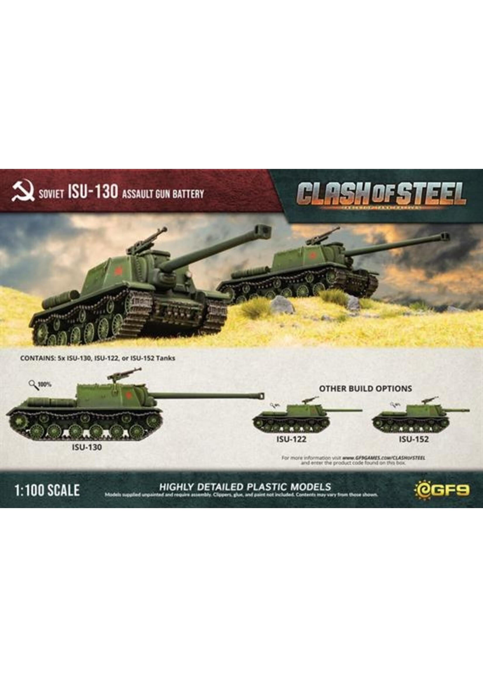 Clash Of Steel Soviet: ISU-130 Assault Gun Battery