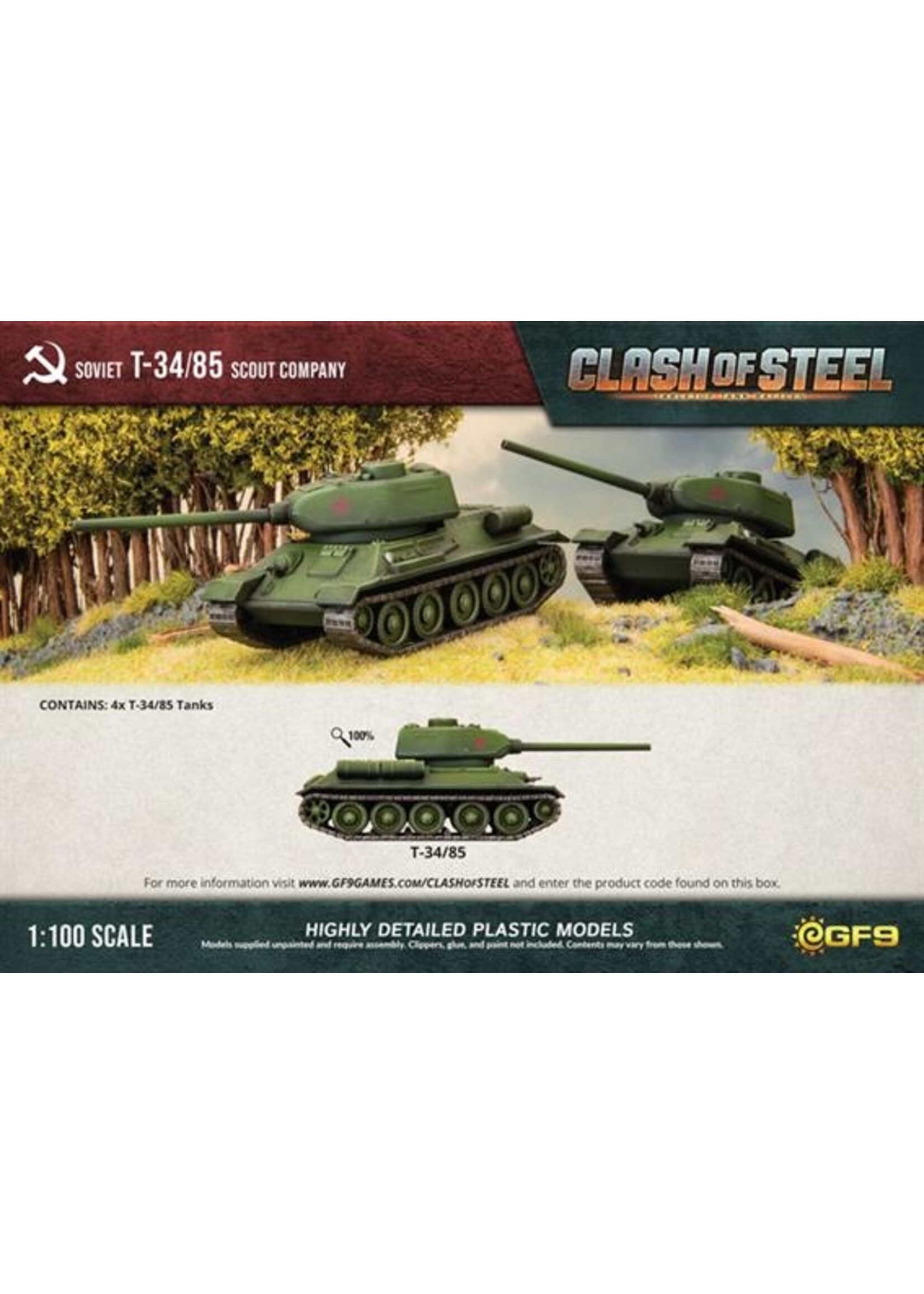 Clash Of Steel Soviet T-34/85 Scout Company