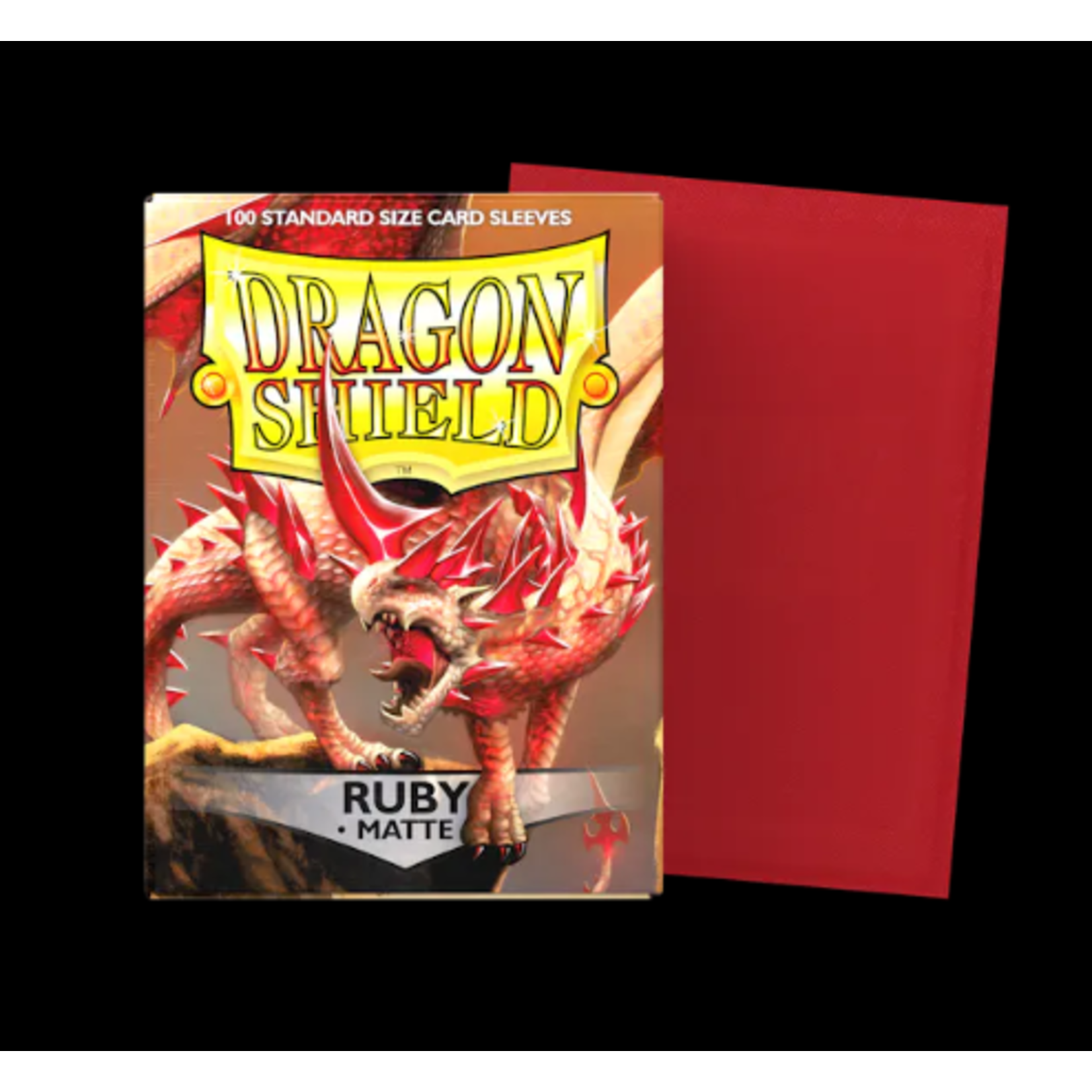 DRAGON SHIELD Dragon Shield - 100 Matte Sleeves: Ruby