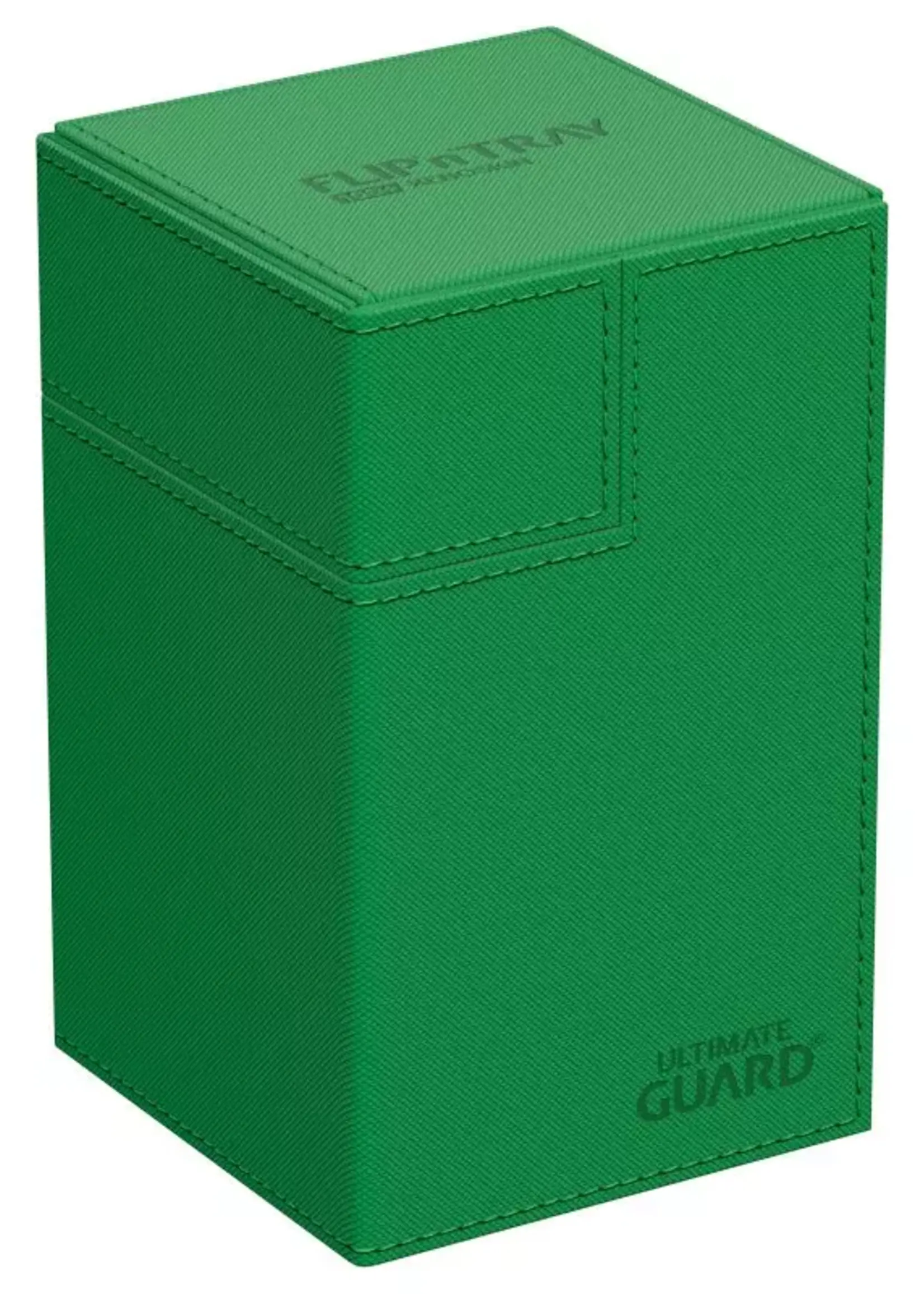 Ultimate Guard Ultimate Guard Flip`n`Tray 100+ XenoSkin Monocolor Green