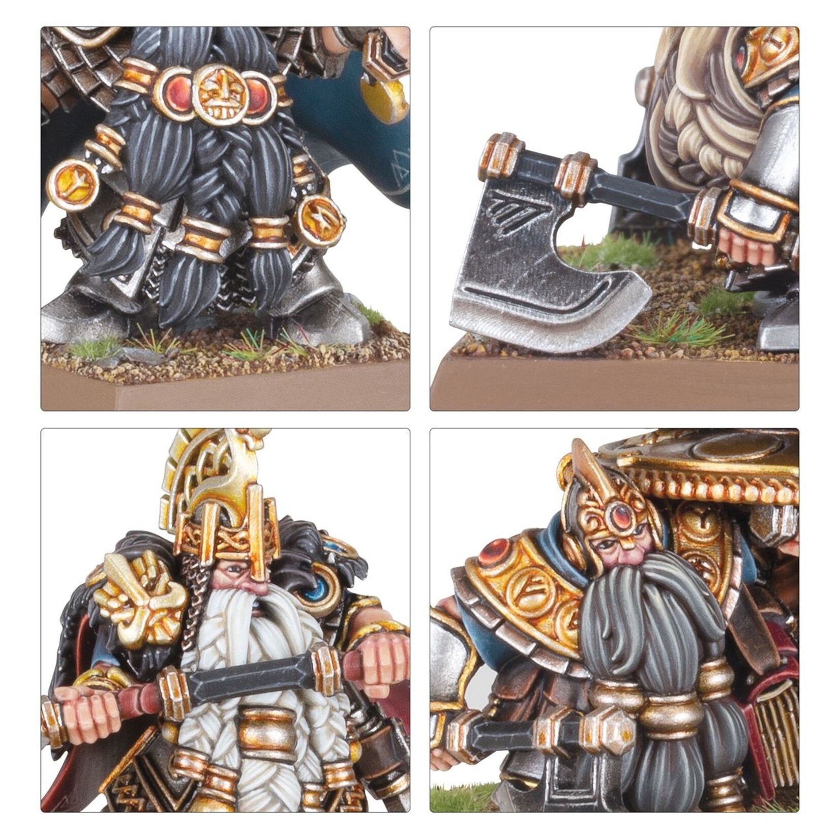 warhammer the old world Dwarf Lords With Shealdbearers