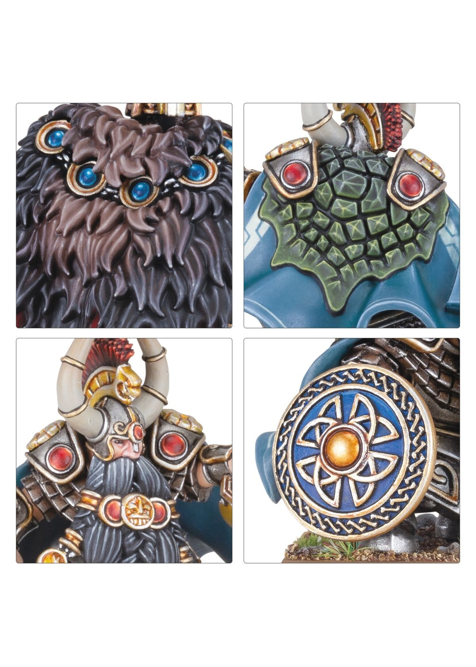 warhammer the old world Dwarf Lords With Shealdbearers