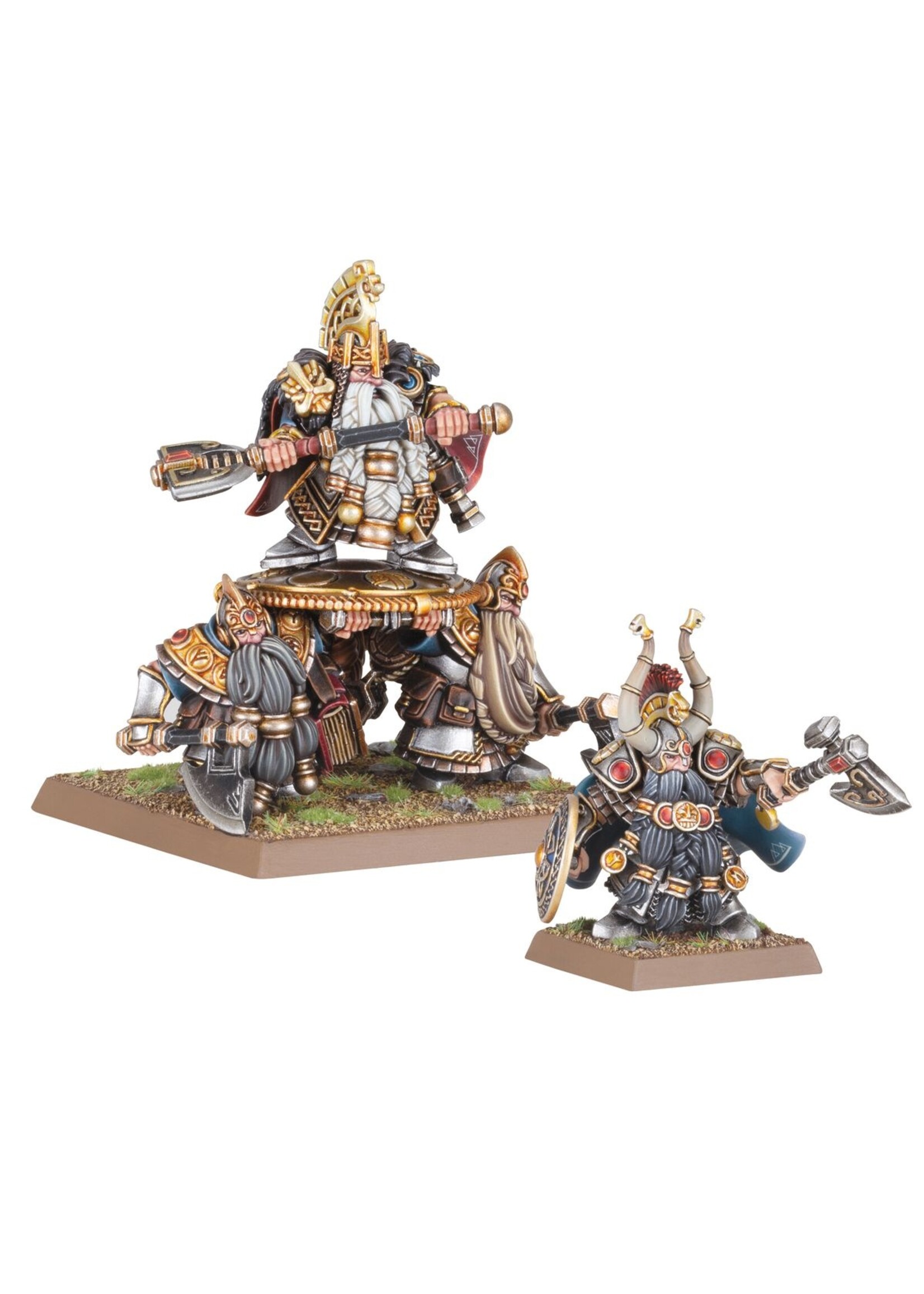 warhammer the old world Dwarf Lords With Shealdbearers