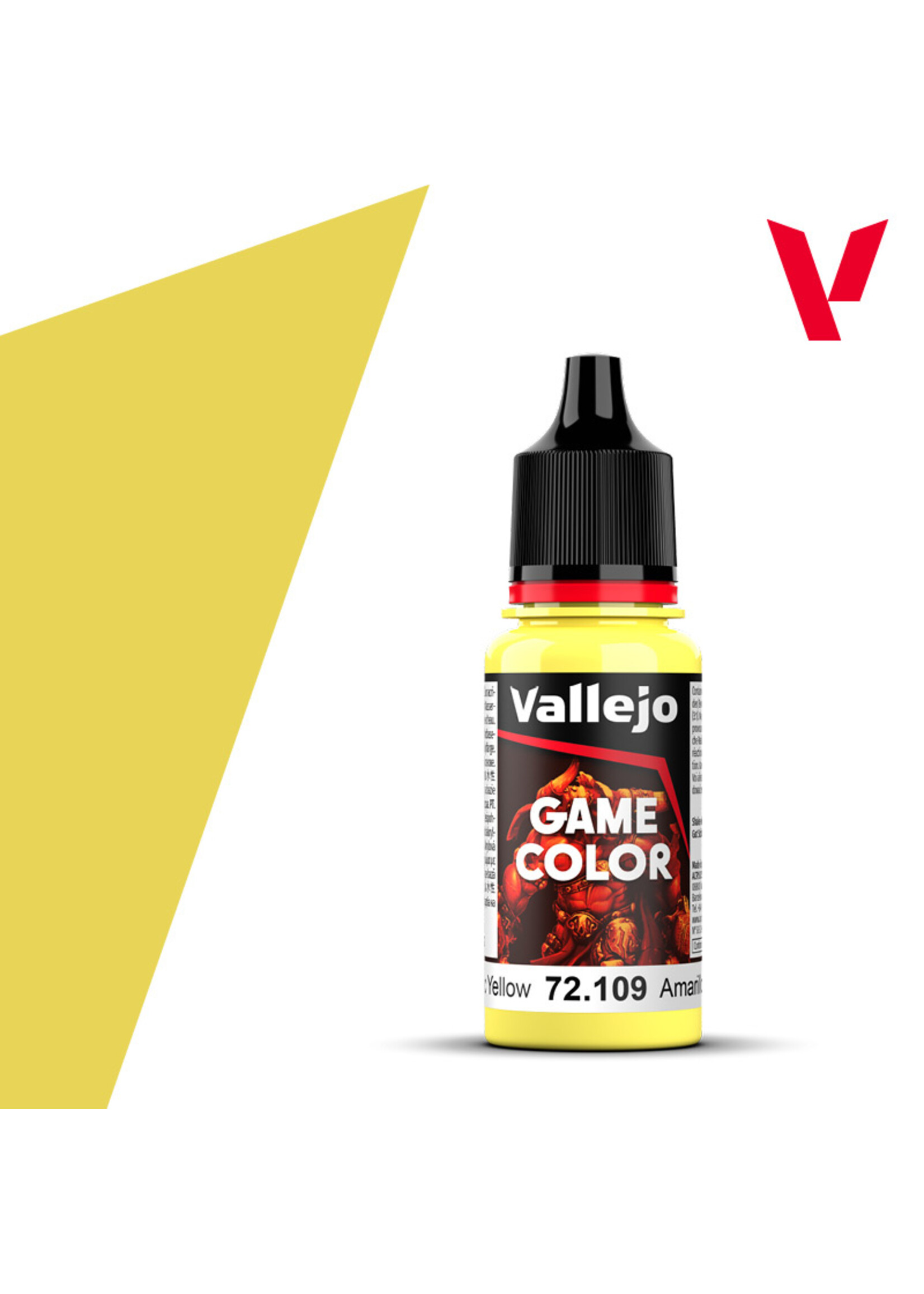 Vallejo Vallejo Game Color: Toxic Yellow