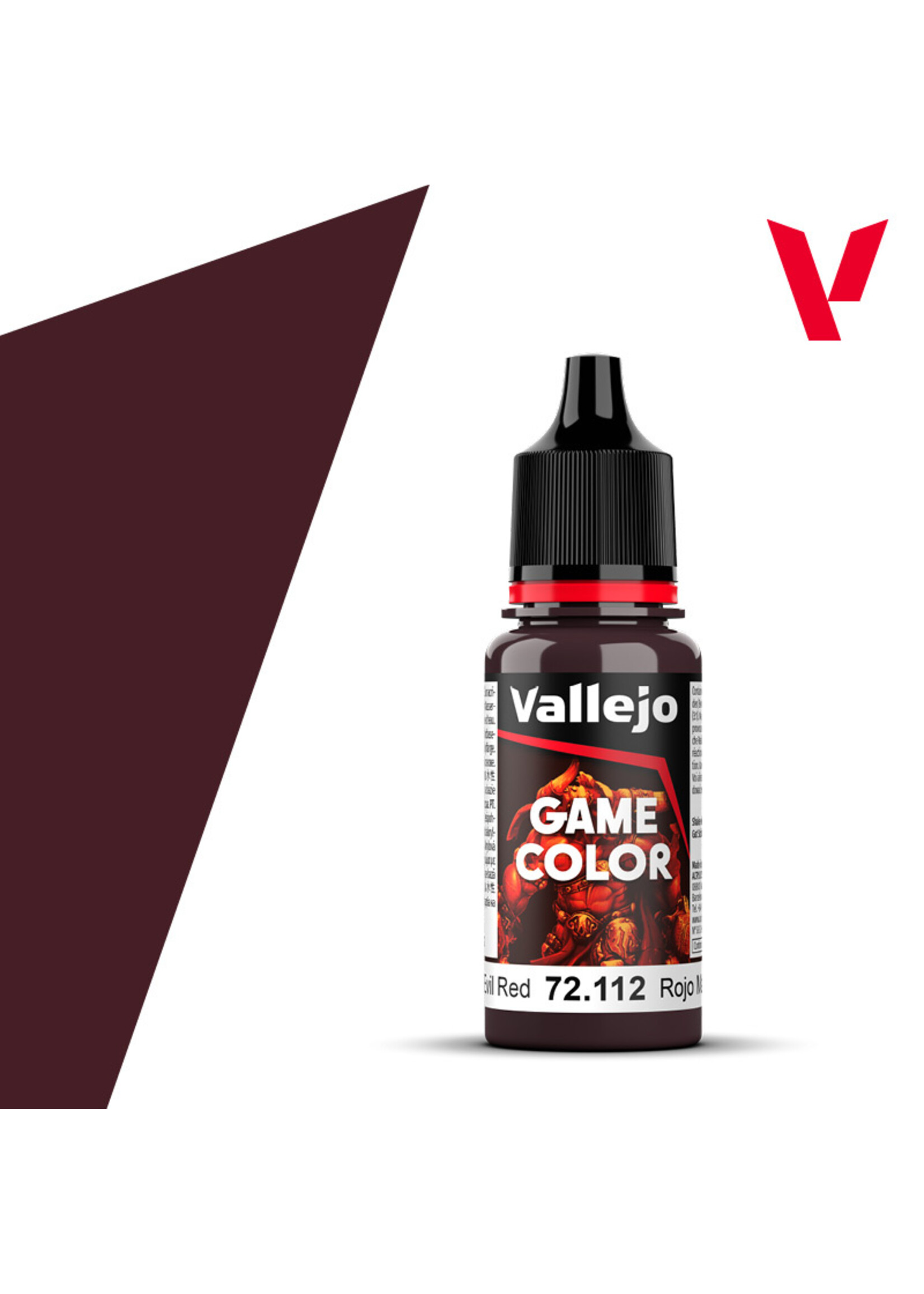 Vallejo Vallejo Game Color: Evil Red