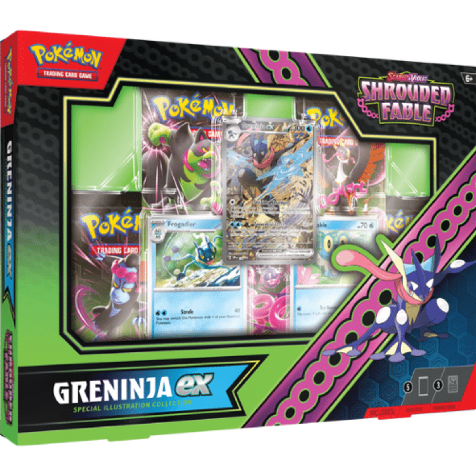 Pokémon Shrouded Fable: Greninja EX - Special Illustration Collection Box