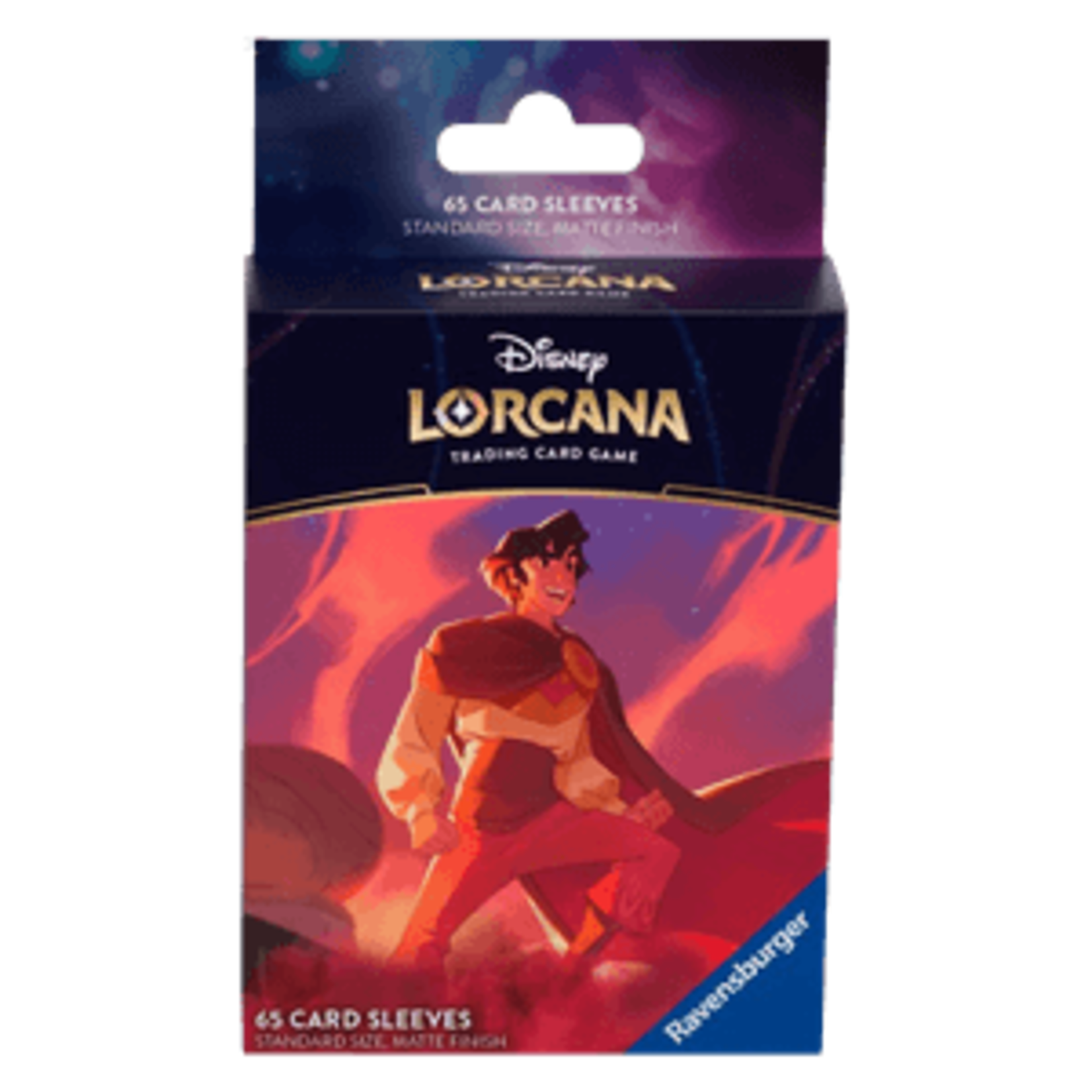 Lorcana Lorcana: Shimmering Skies:  "Aladdin - Heroic Outlaw" Sleeves