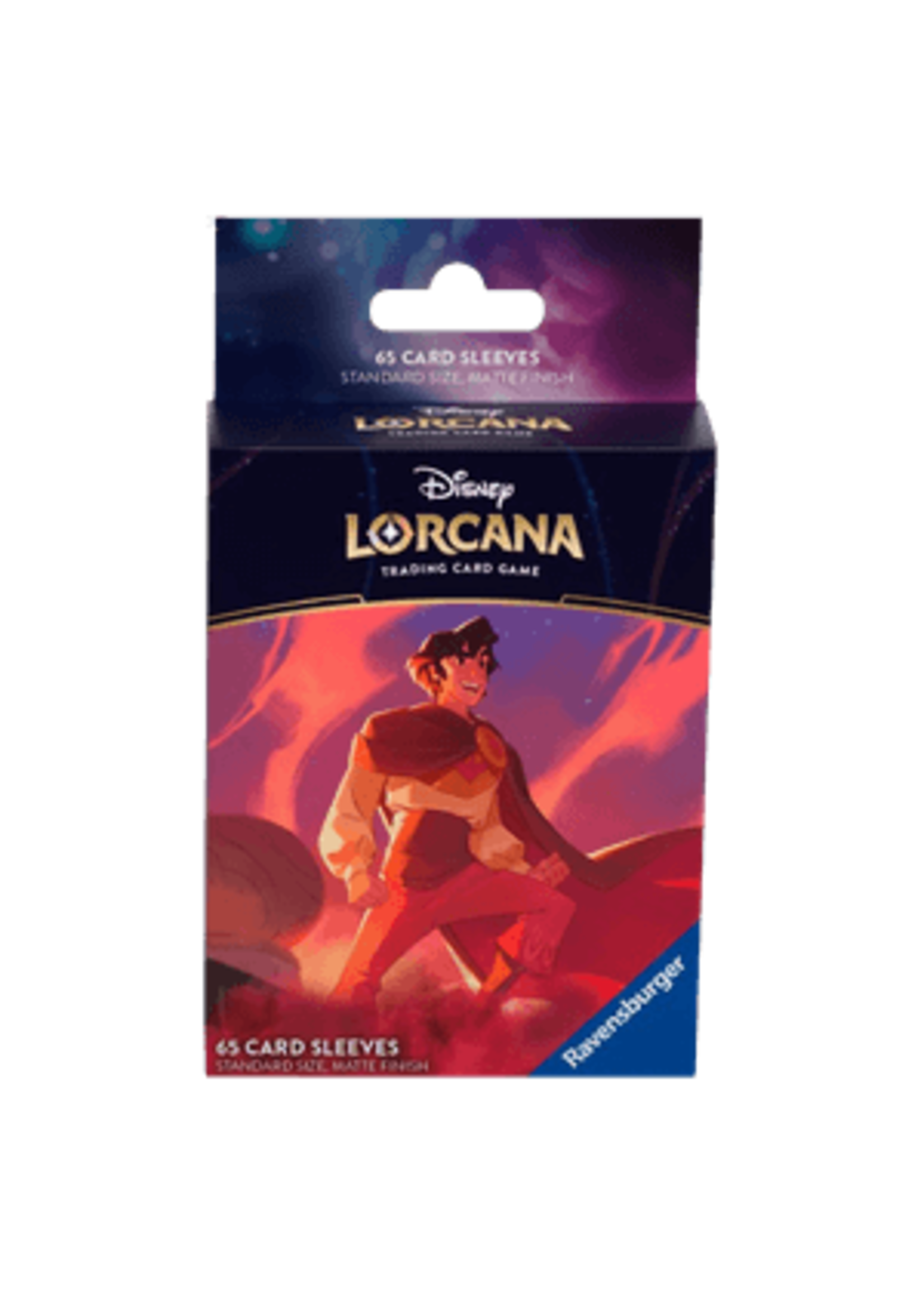 Lorcana Lorcana: Shimmering Skies:  "Aladdin - Heroic Outlaw" Sleeves