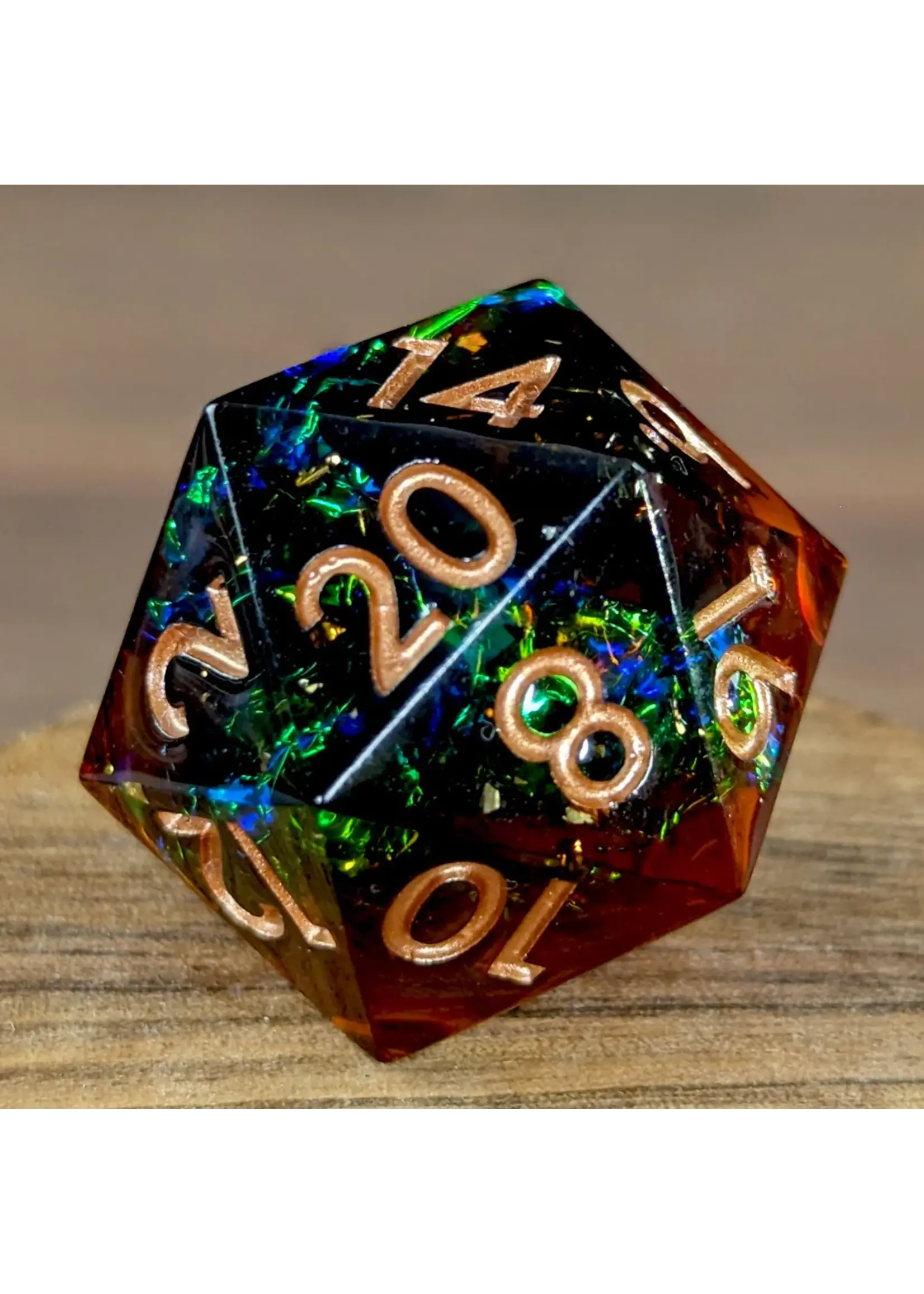 Dakota Irish Dark Sun - 7pc dice set