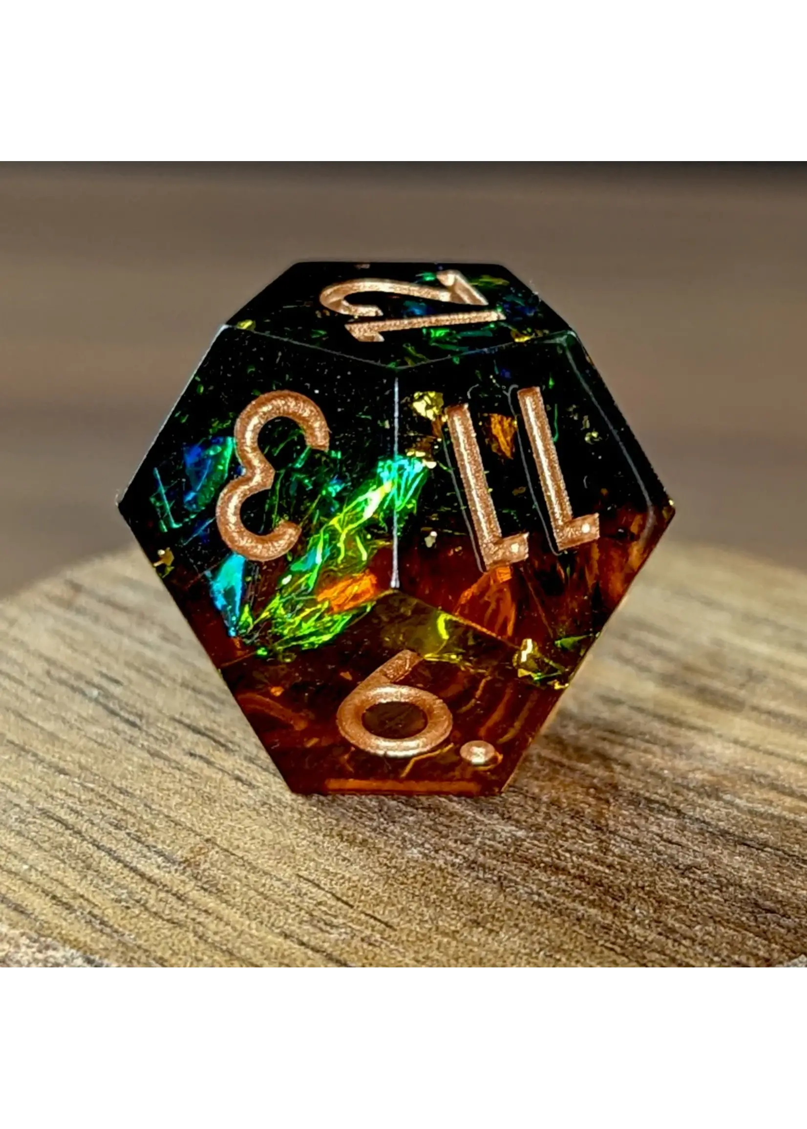 Dakota Irish Dark Sun - 7pc dice set