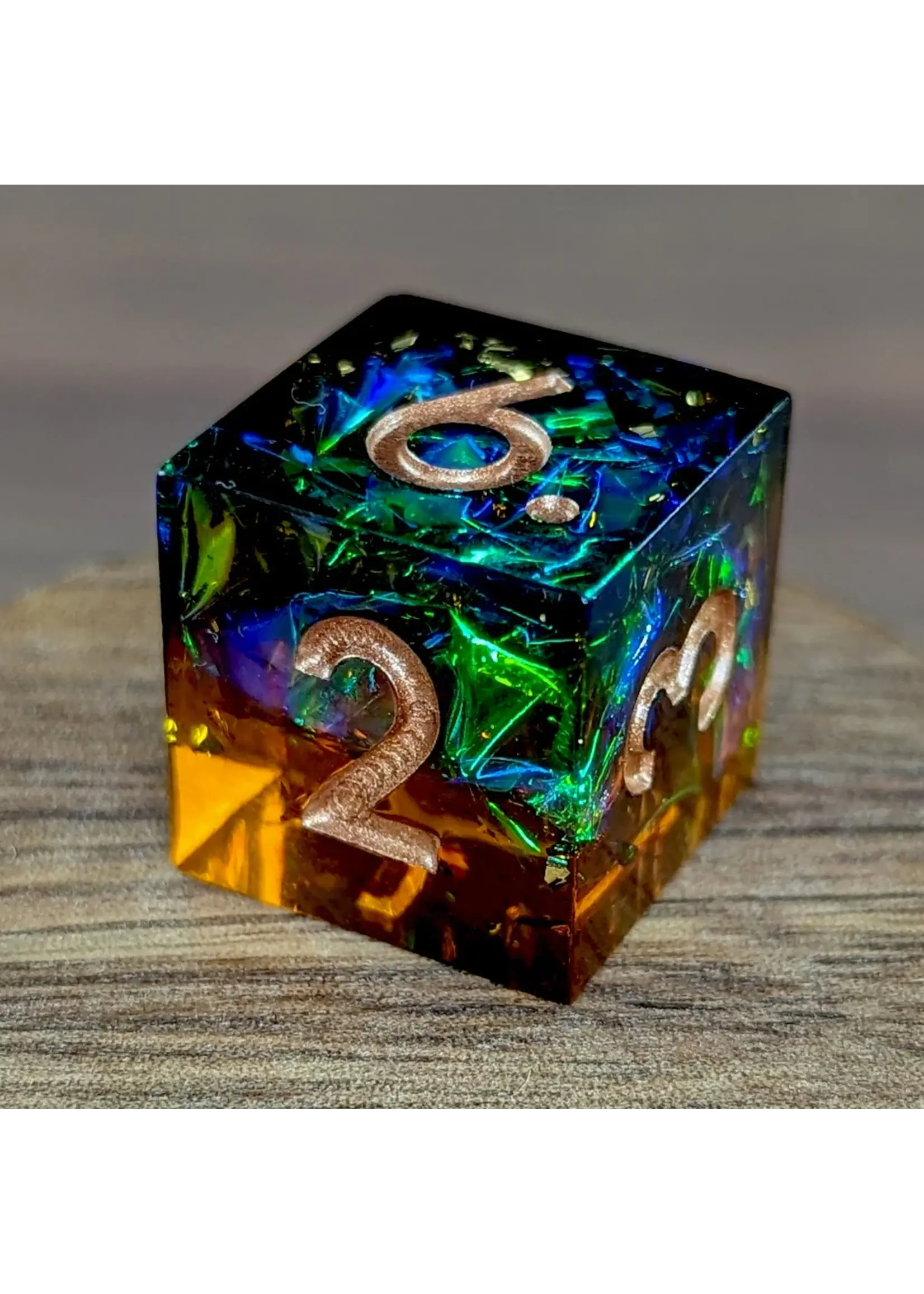 Dakota Irish Dark Sun - 7pc dice set