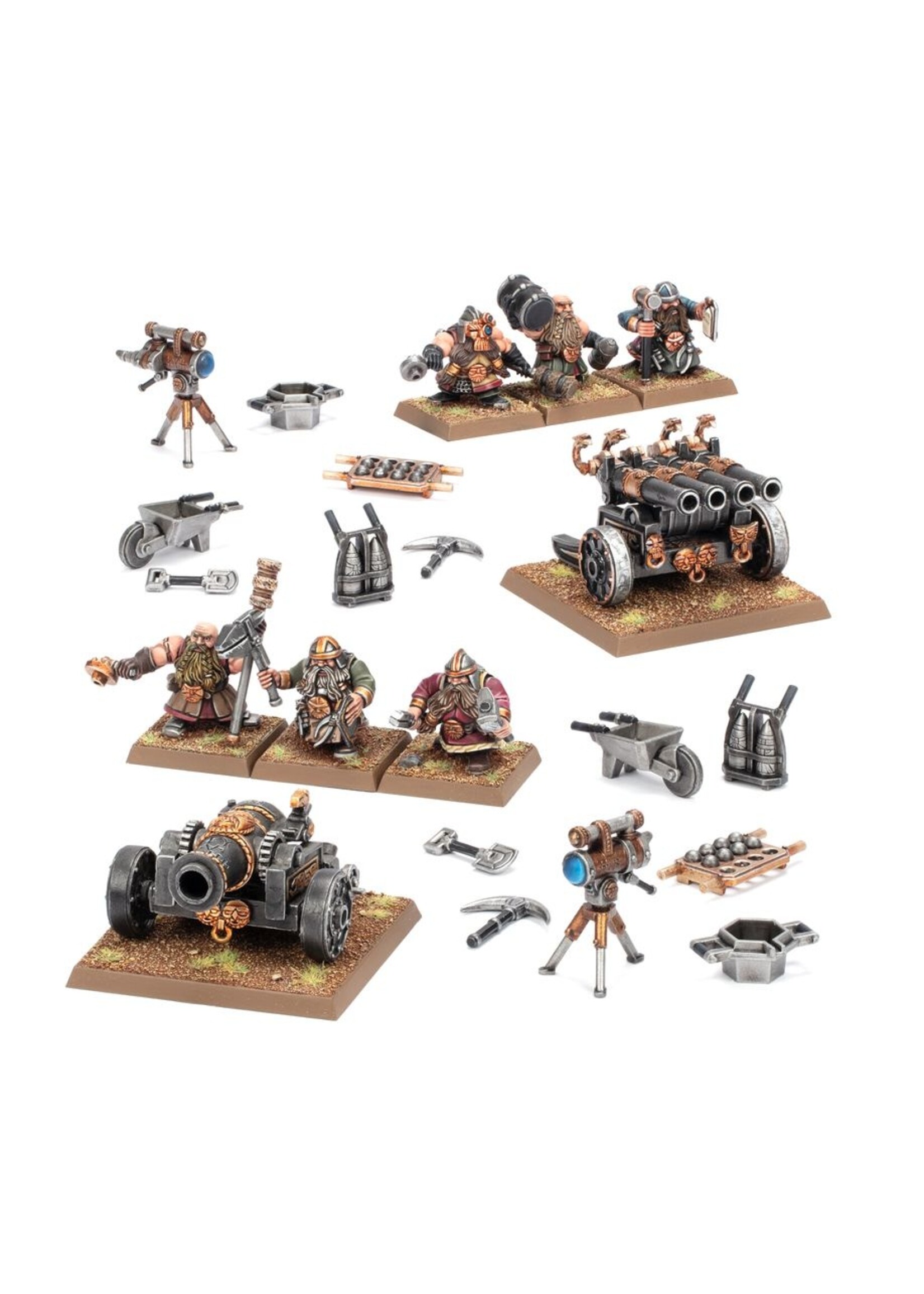 warhammer the old world Dwarfen Mountain Holds - Dwarf Cannon & Organ Gun