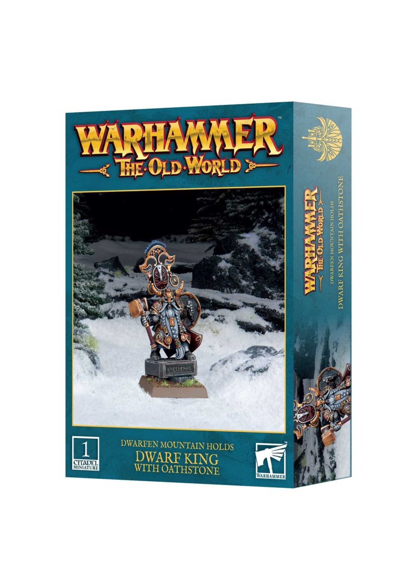 warhammer the old world Dwarfen Mountain Holds - Dwarf King With Oathstone