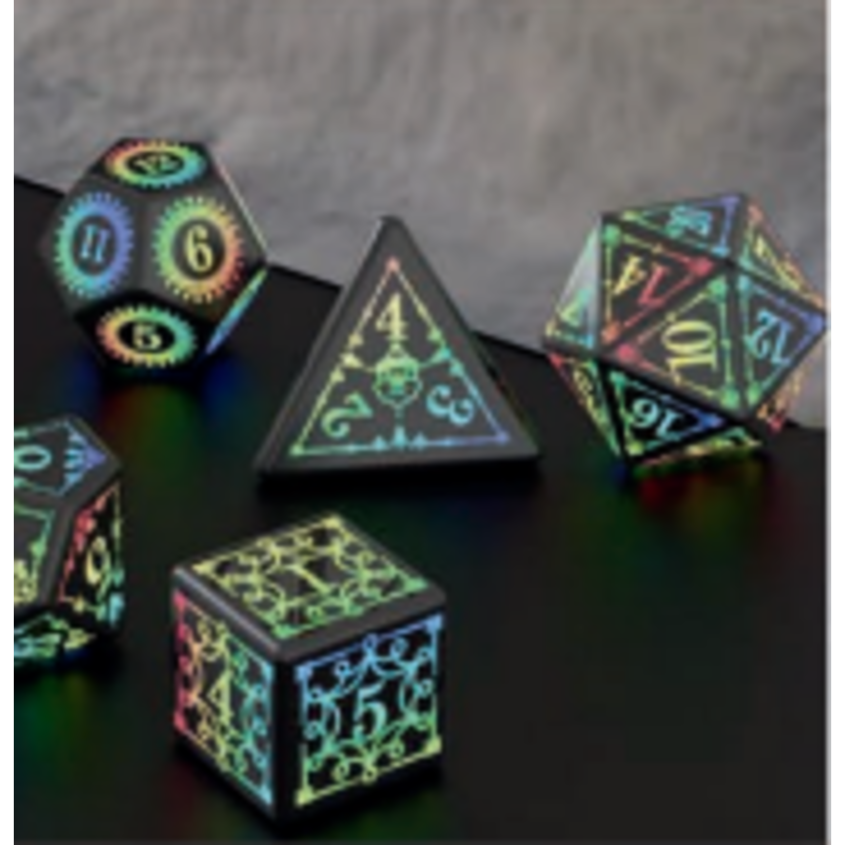 Dakota Irish Led Dice - 7pc dice set