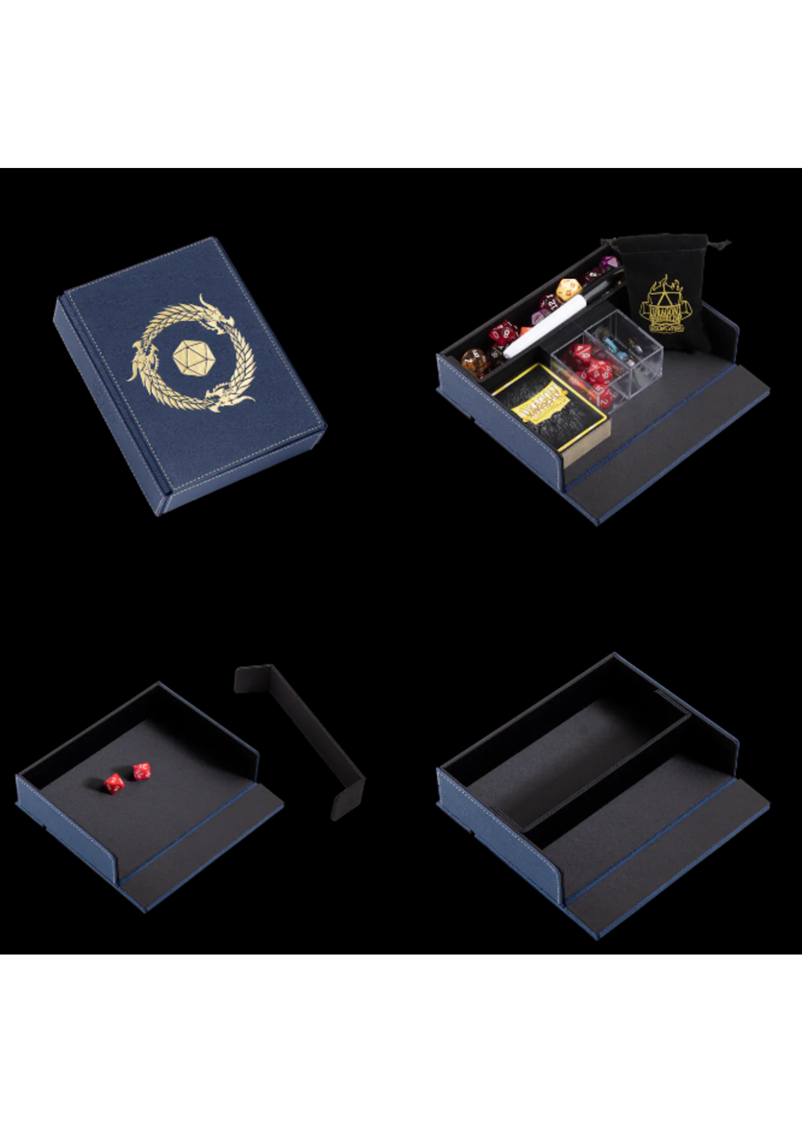 DRAGON SHIELD Dragon Shield - Dice Companion: Midnight Blue