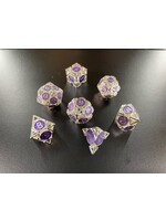 MagicVortex - Dice Violet Veil - RPG 7pc Set