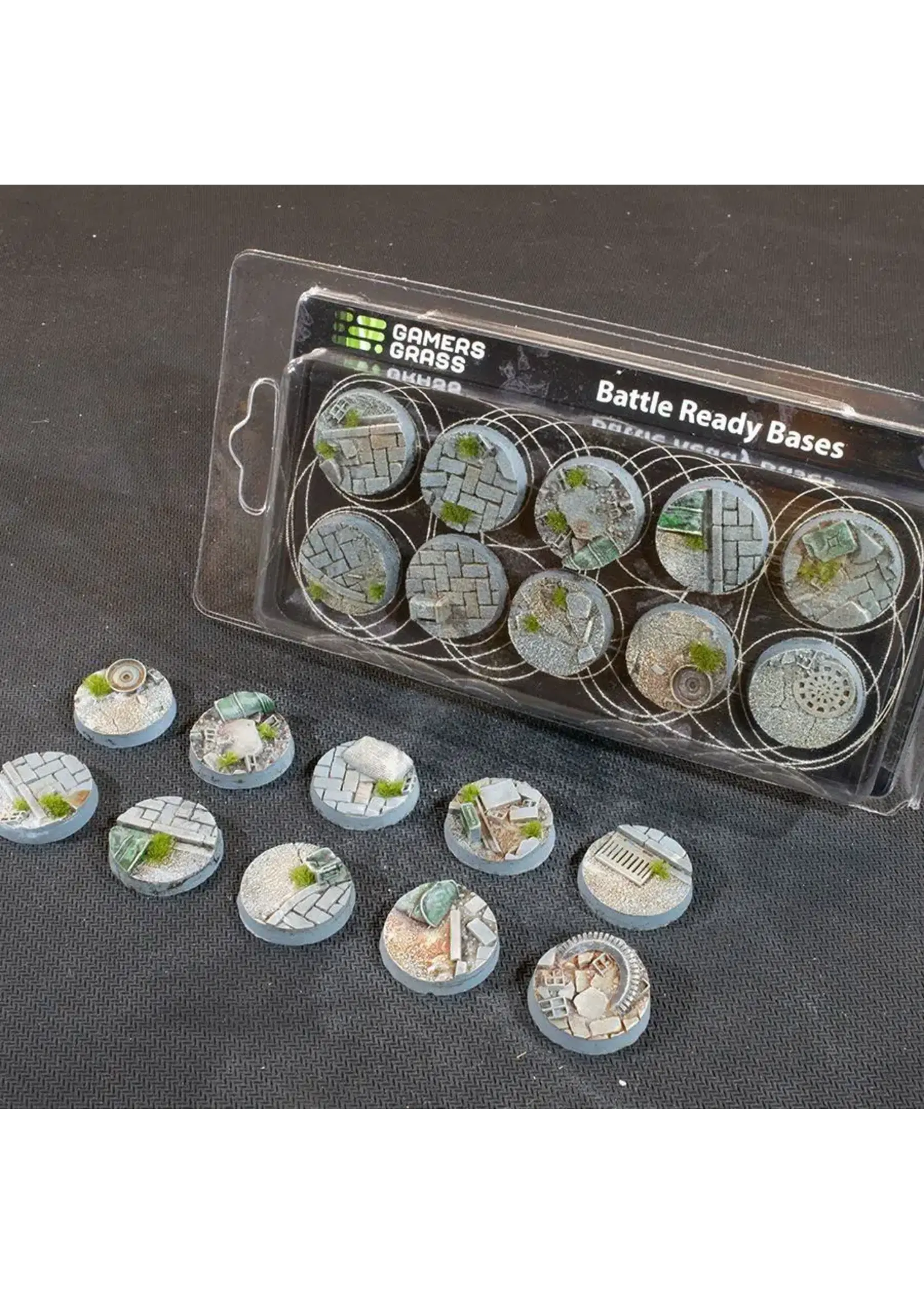 GamersGrass Urban Warfare Bases - Round 25mm - GamersGrass