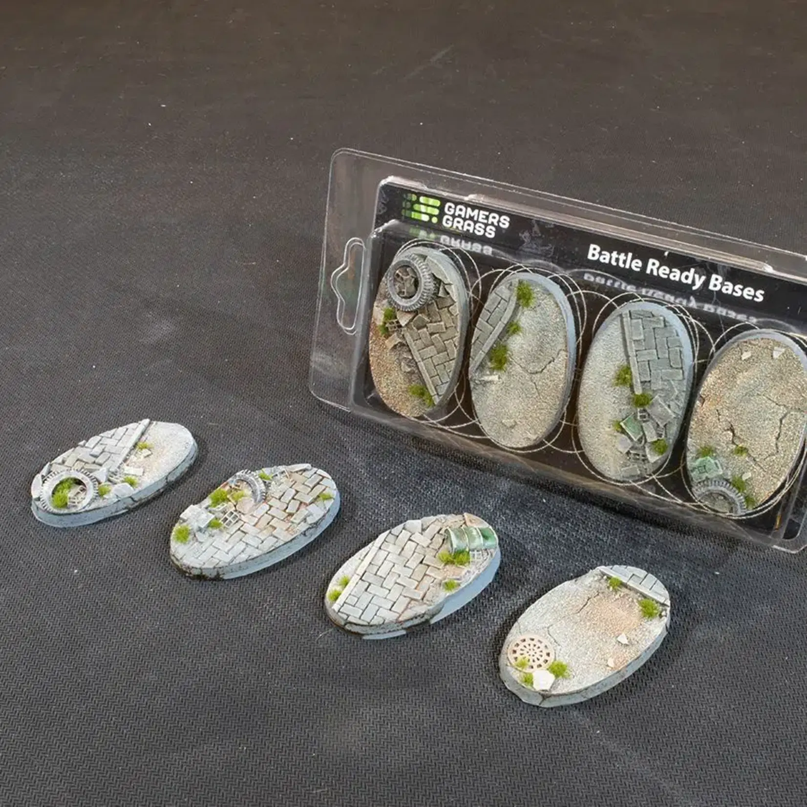 GamersGrass Urban Warfare Bases - Oval 60mm - GamersGrass