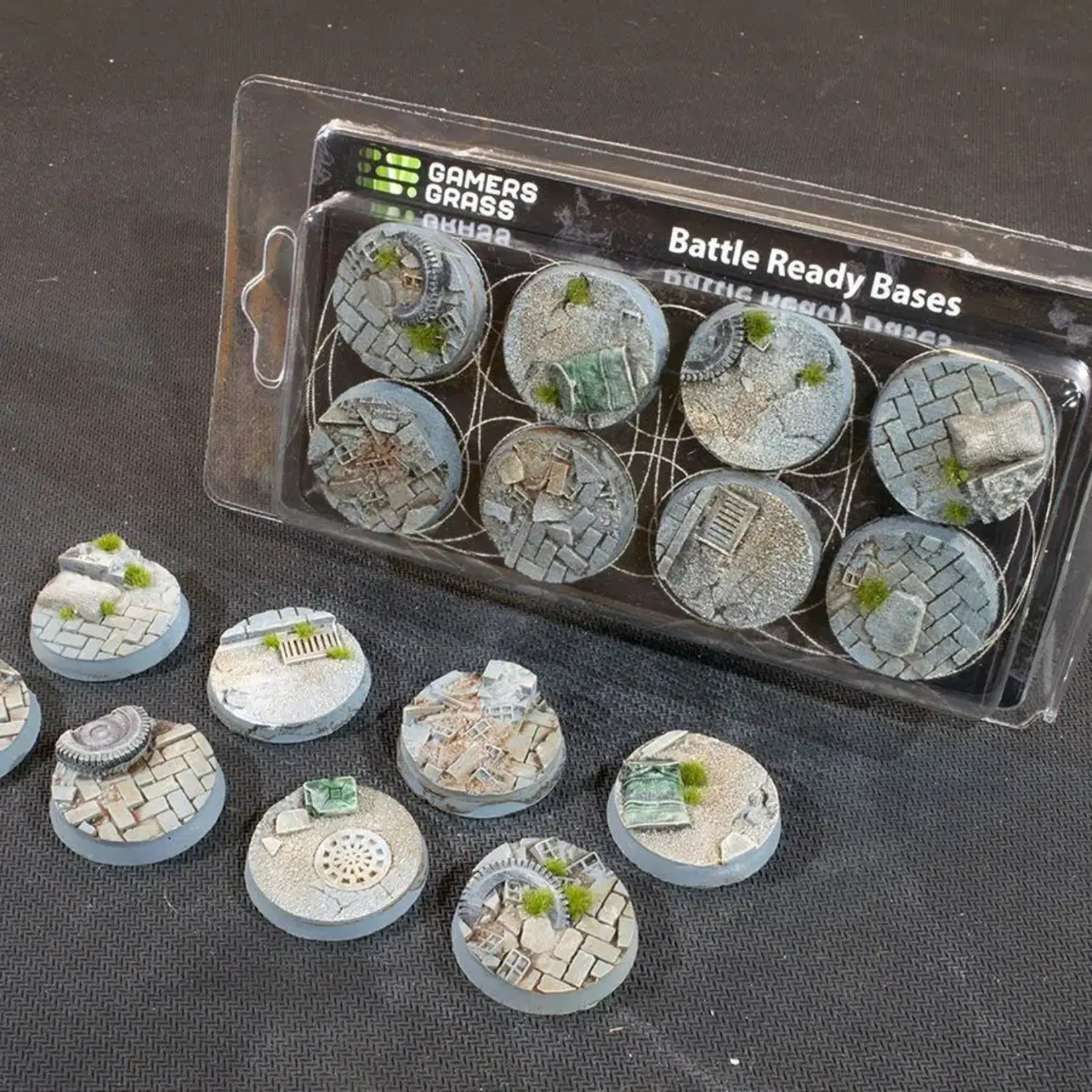 GamersGrass Urban Warfare Bases - Round 32mm - GamersGrass