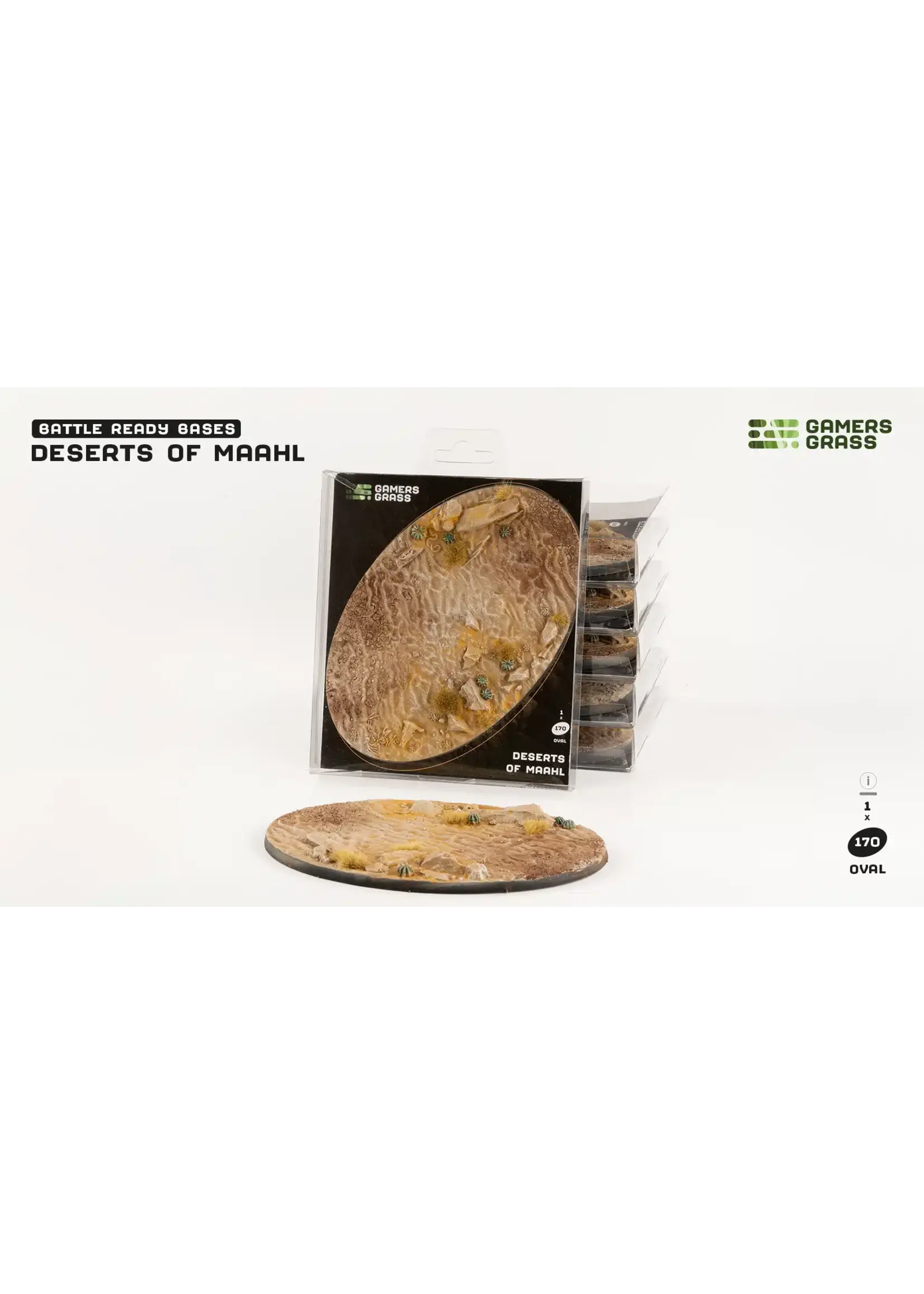 GamersGrass Deserts of Maahl Bases - Oval 170mm - GamersGrass