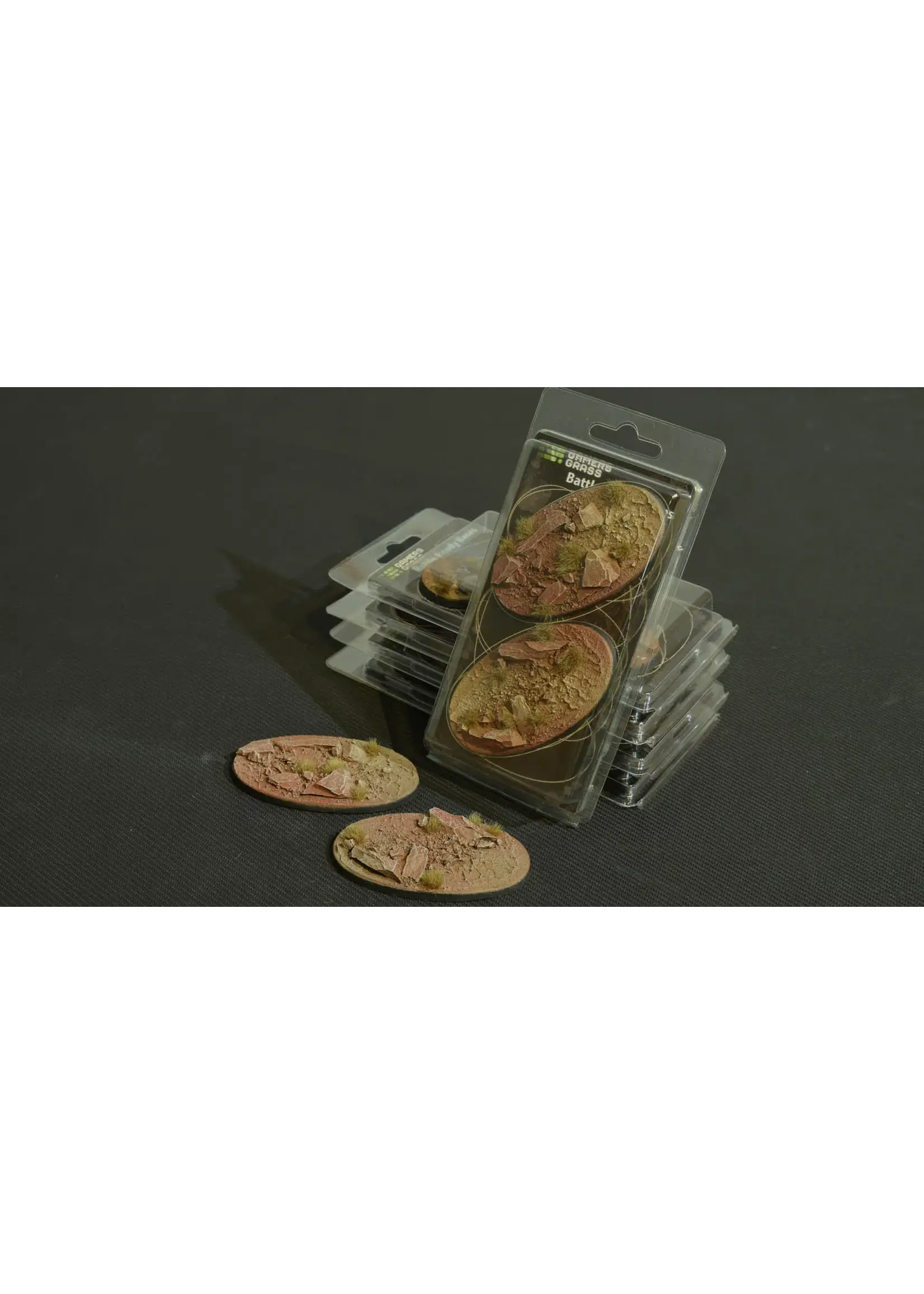 GamersGrass Badlands Bases - Oval 90mm - GamersGrass