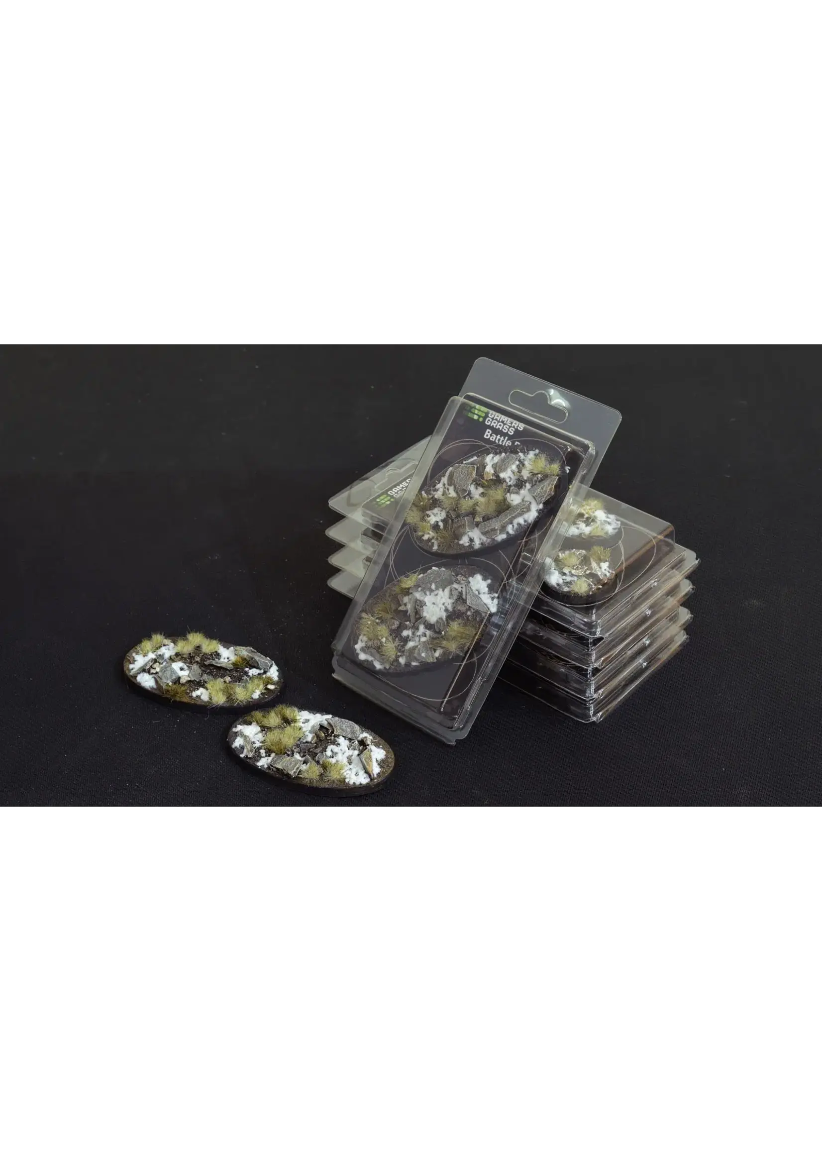 GamersGrass Winter Bases - Oval 90mm - GamersGrass