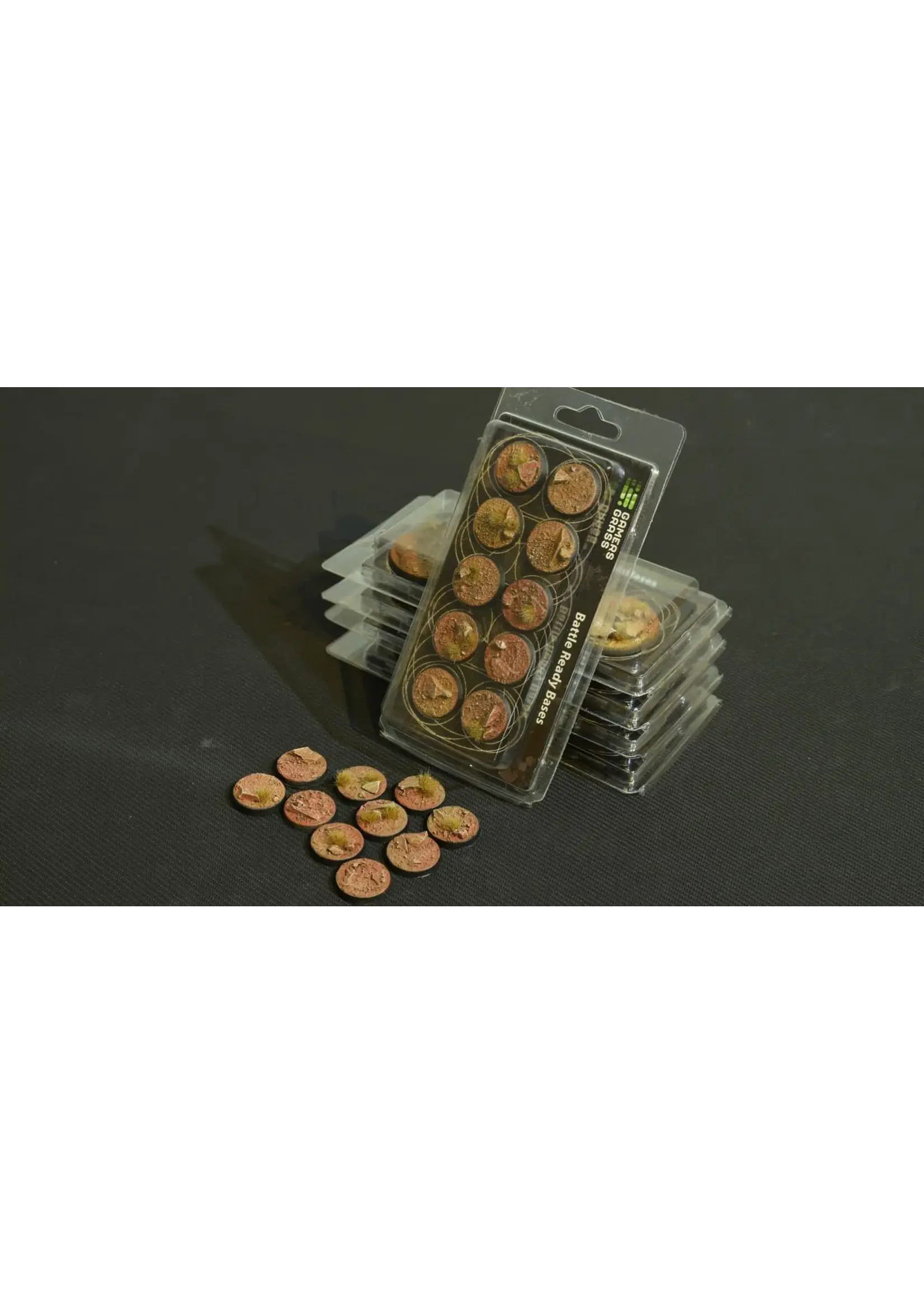 GamersGrass Badlands Bases - Round 25mm - GamersGrass
