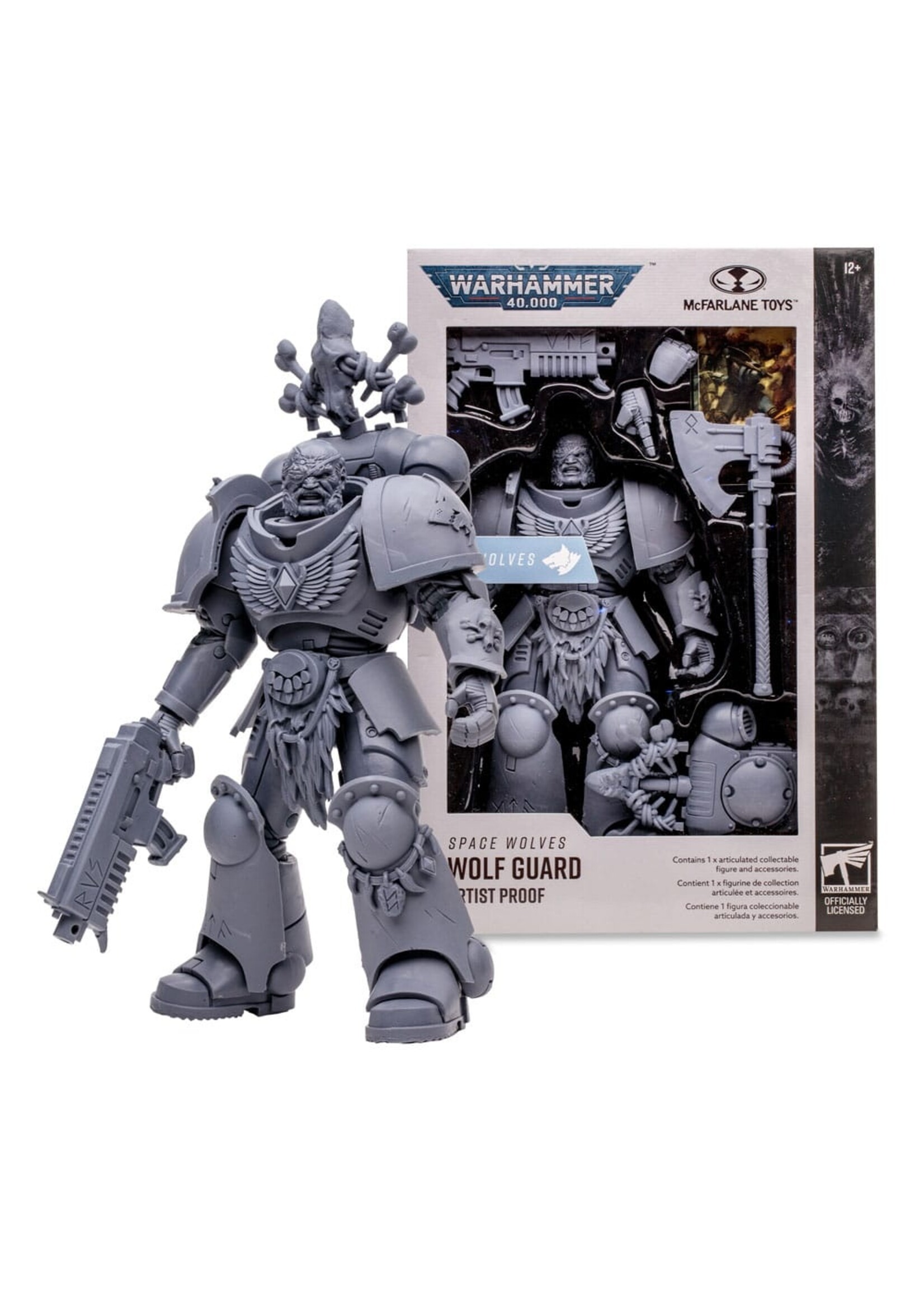 Warhammer 40k Action Figure Space Wolves Wolf Guard (Artist Proof) 18 cm