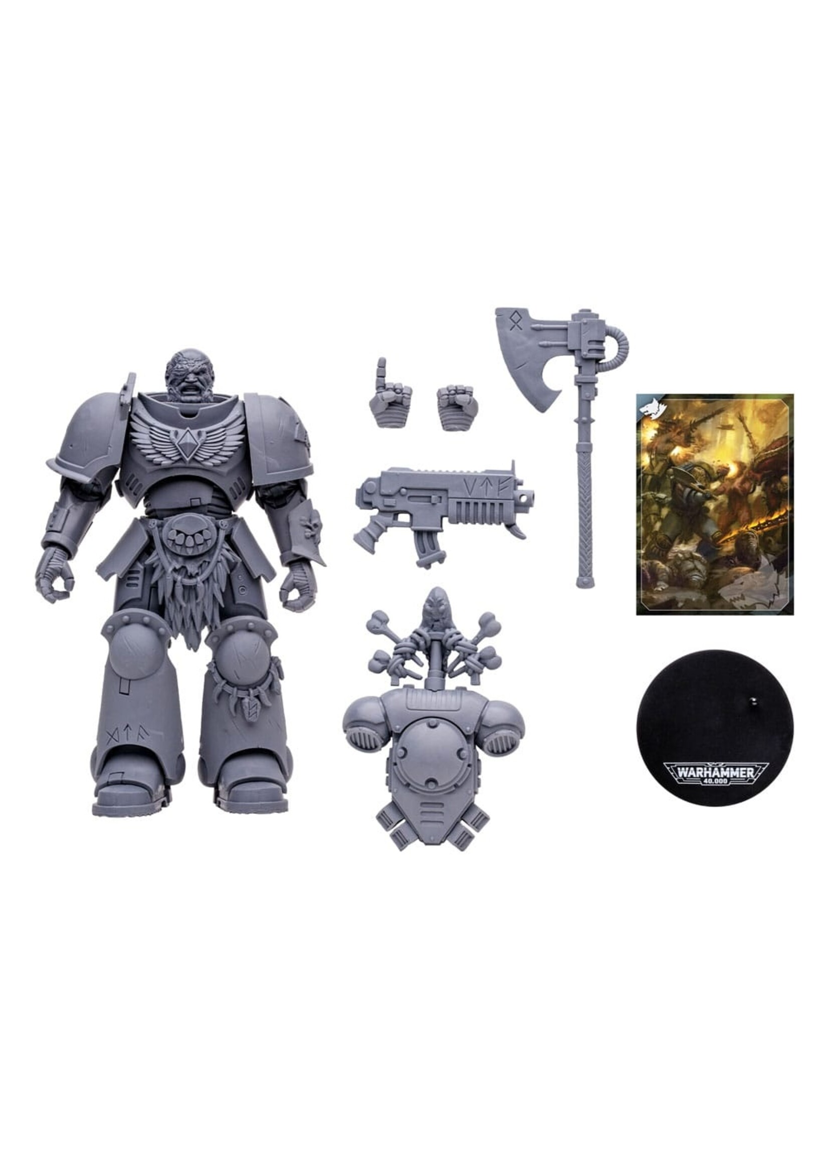 Warhammer 40k Action Figure Space Wolves Wolf Guard (Artist Proof) 18 cm
