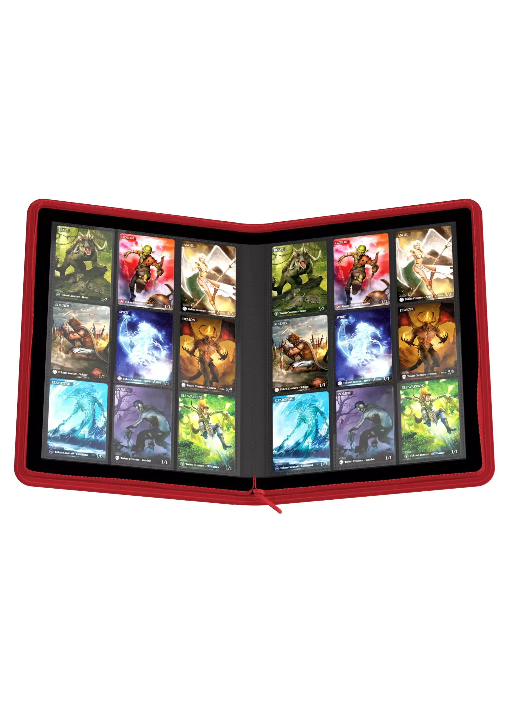 Ultimate Guard Ultimate Guard: Zipfolio 360 - 18 - Pocket XenoSkin - Red