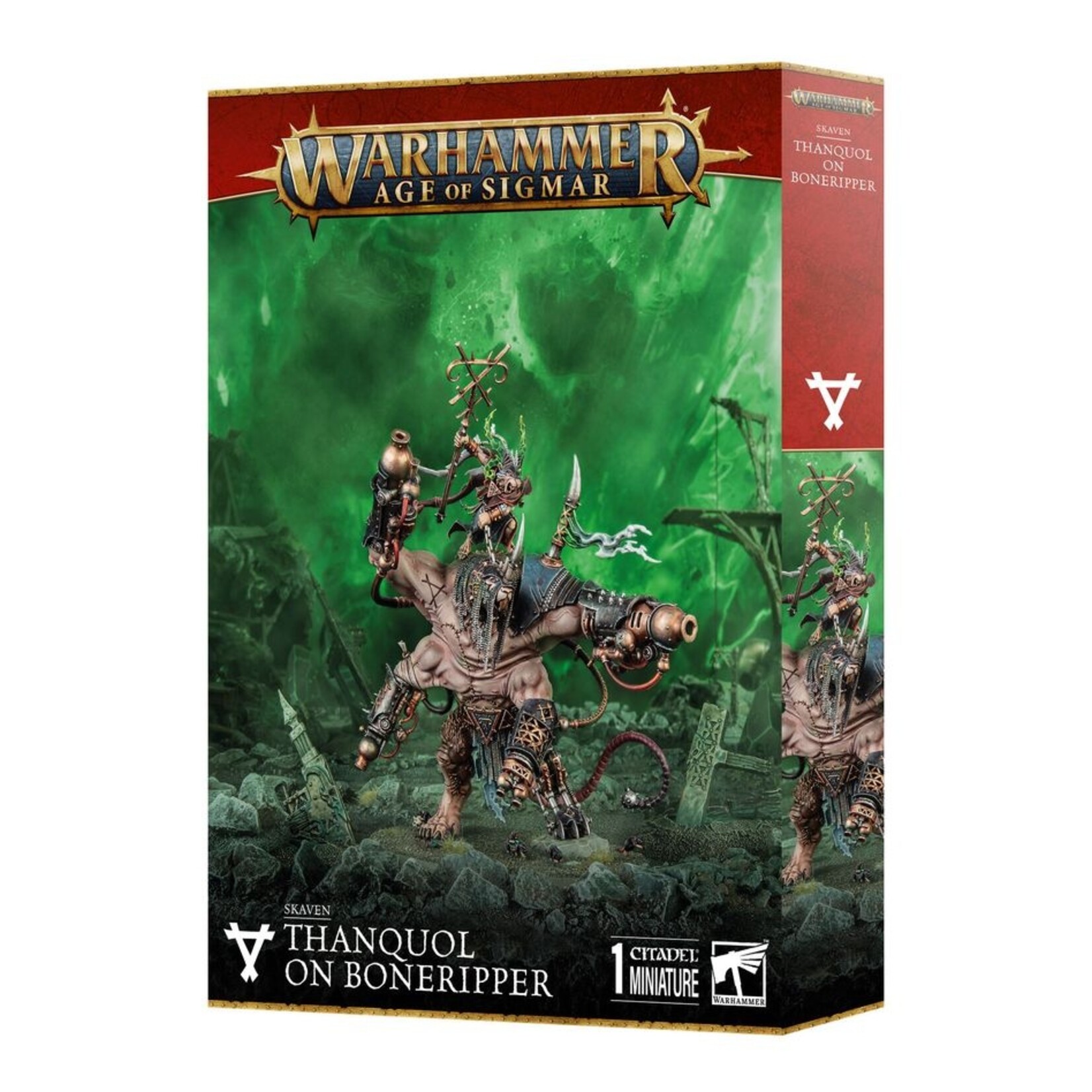 Warhammer: age of sigmar Skaven: Thanquol on Boneripper