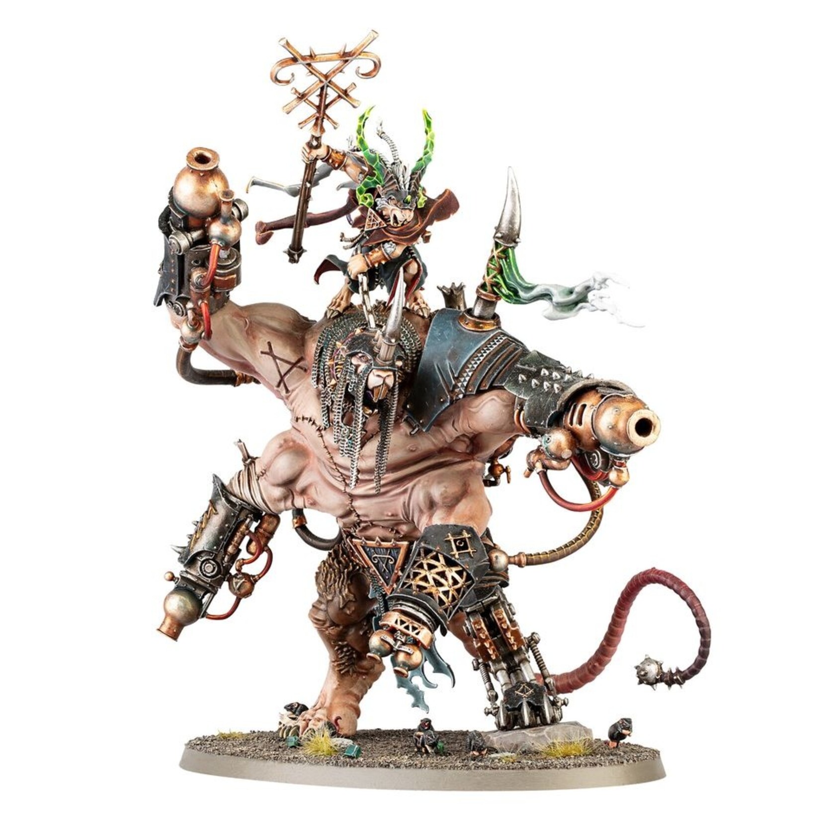 Warhammer: age of sigmar Skaven: Thanquol on Boneripper