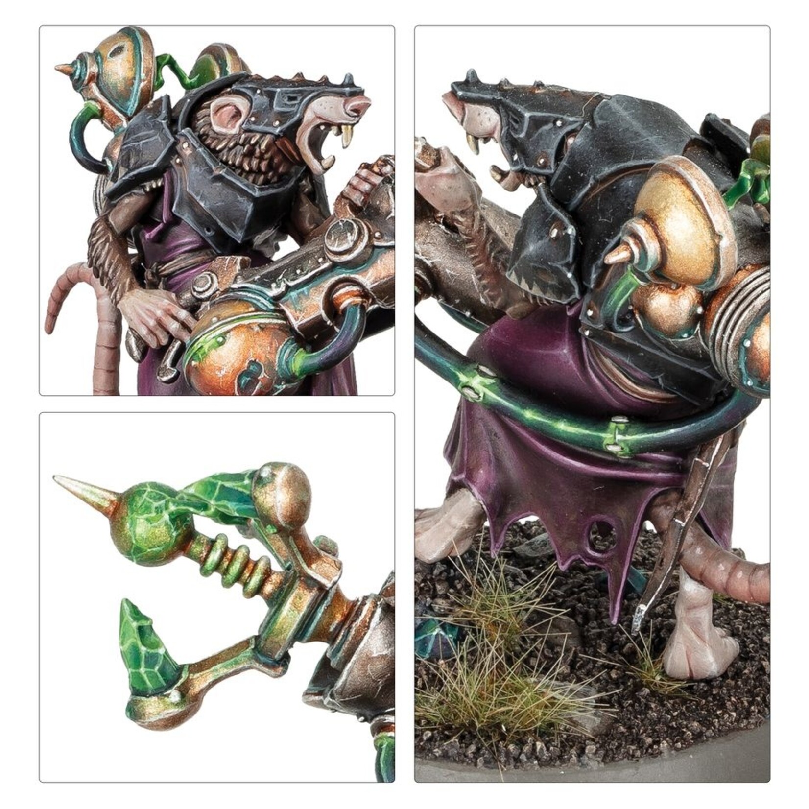 Warhammer: age of sigmar Skaven: Warlock Galvaneer