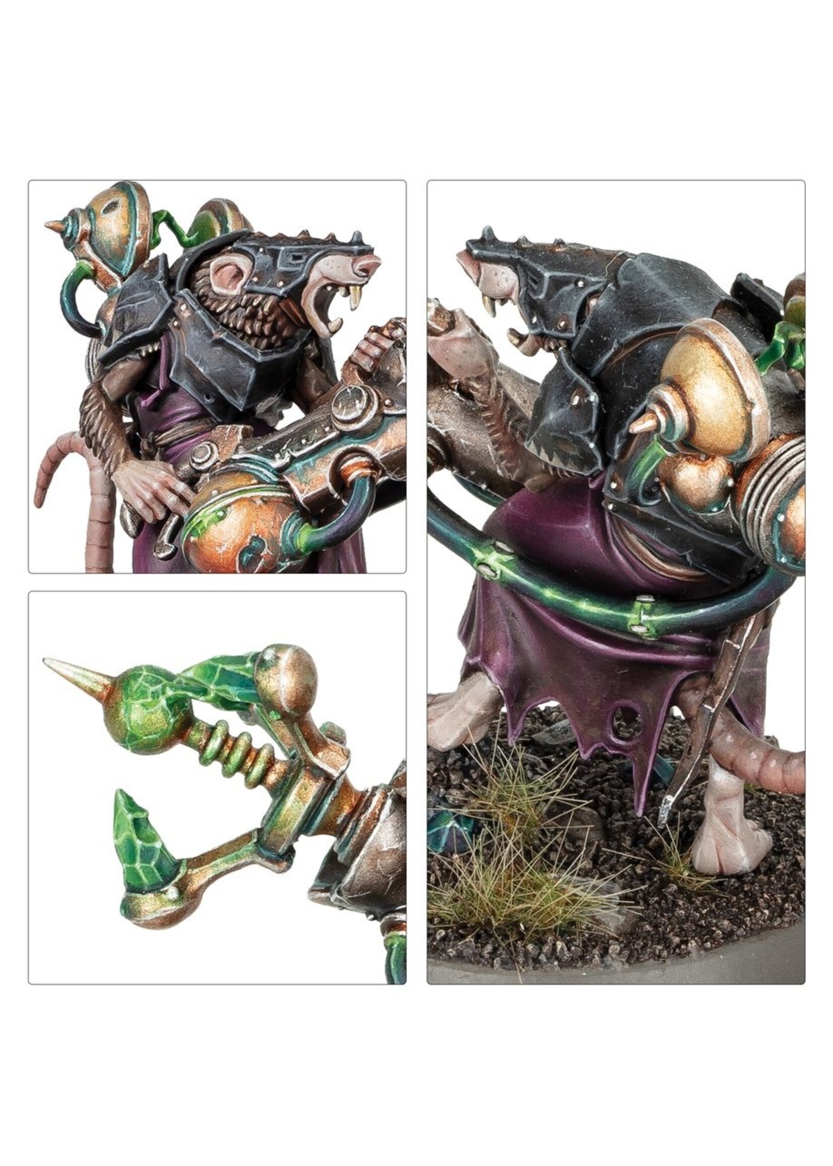 Warhammer: age of sigmar Skaven: Warlock Galvaneer