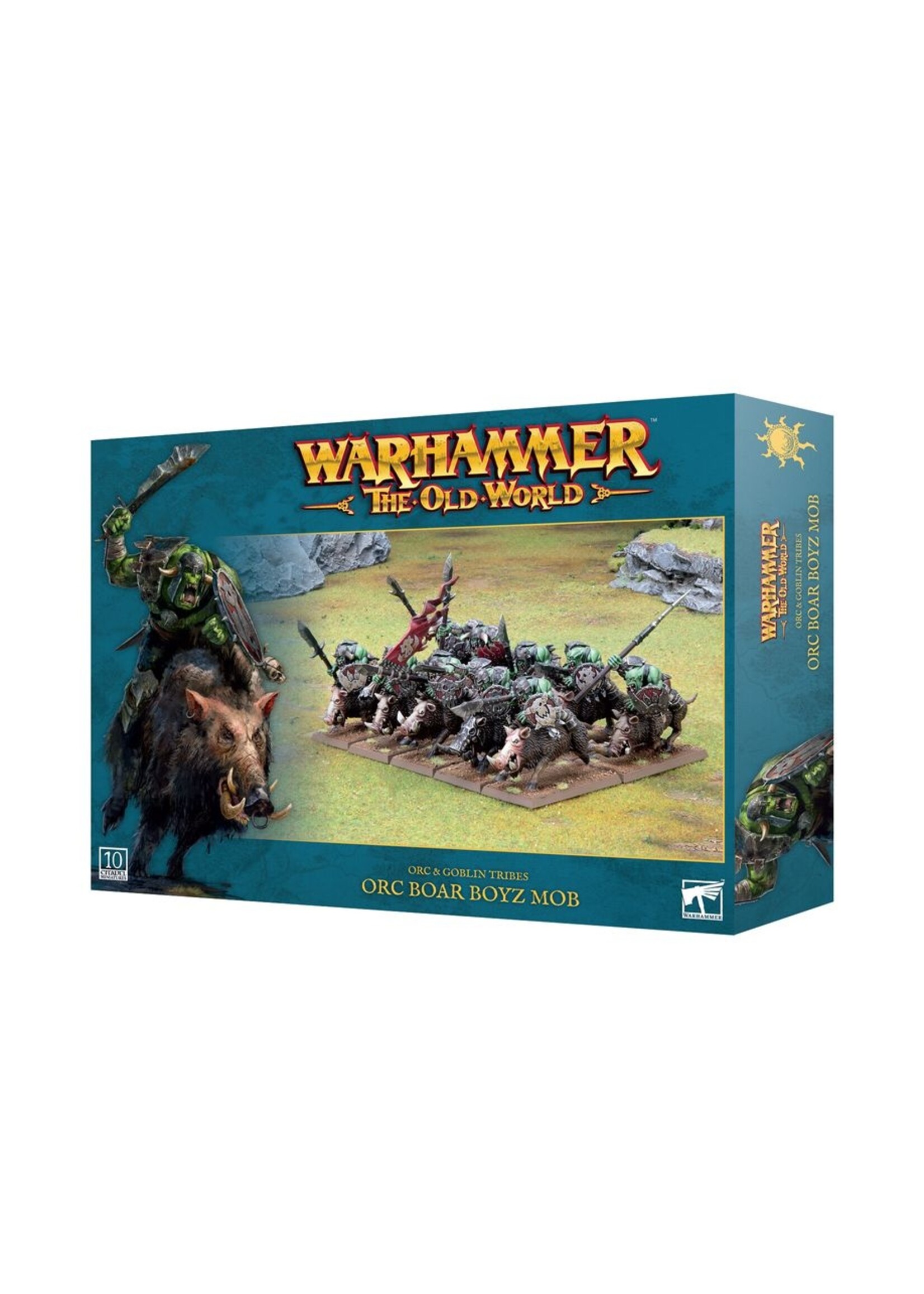 warhammer the old world Orc & Goblin Tribes: Orc Boar Boyz Mob